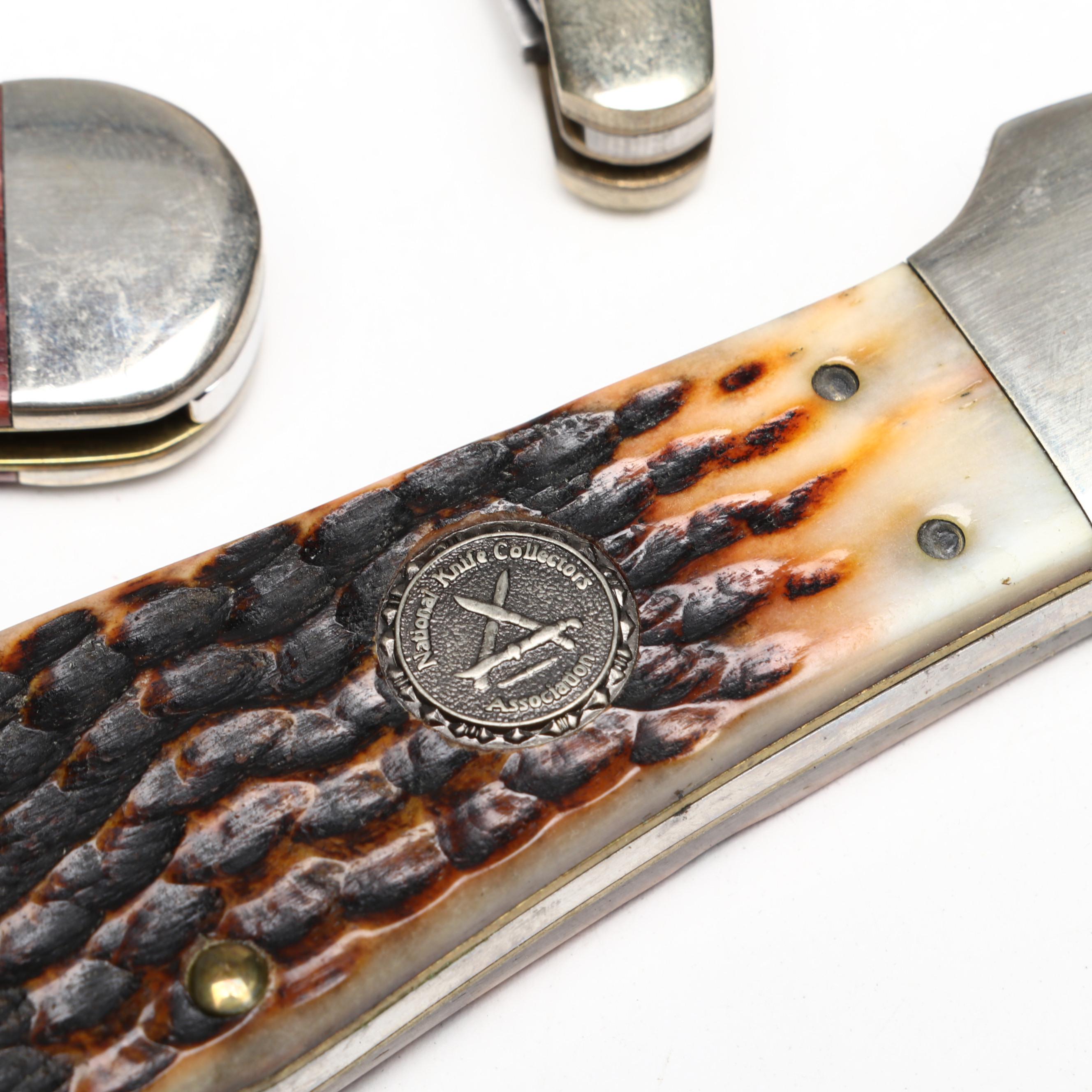Case "National Knife Collectors Association" with Boker, Al Mar and Other Knives