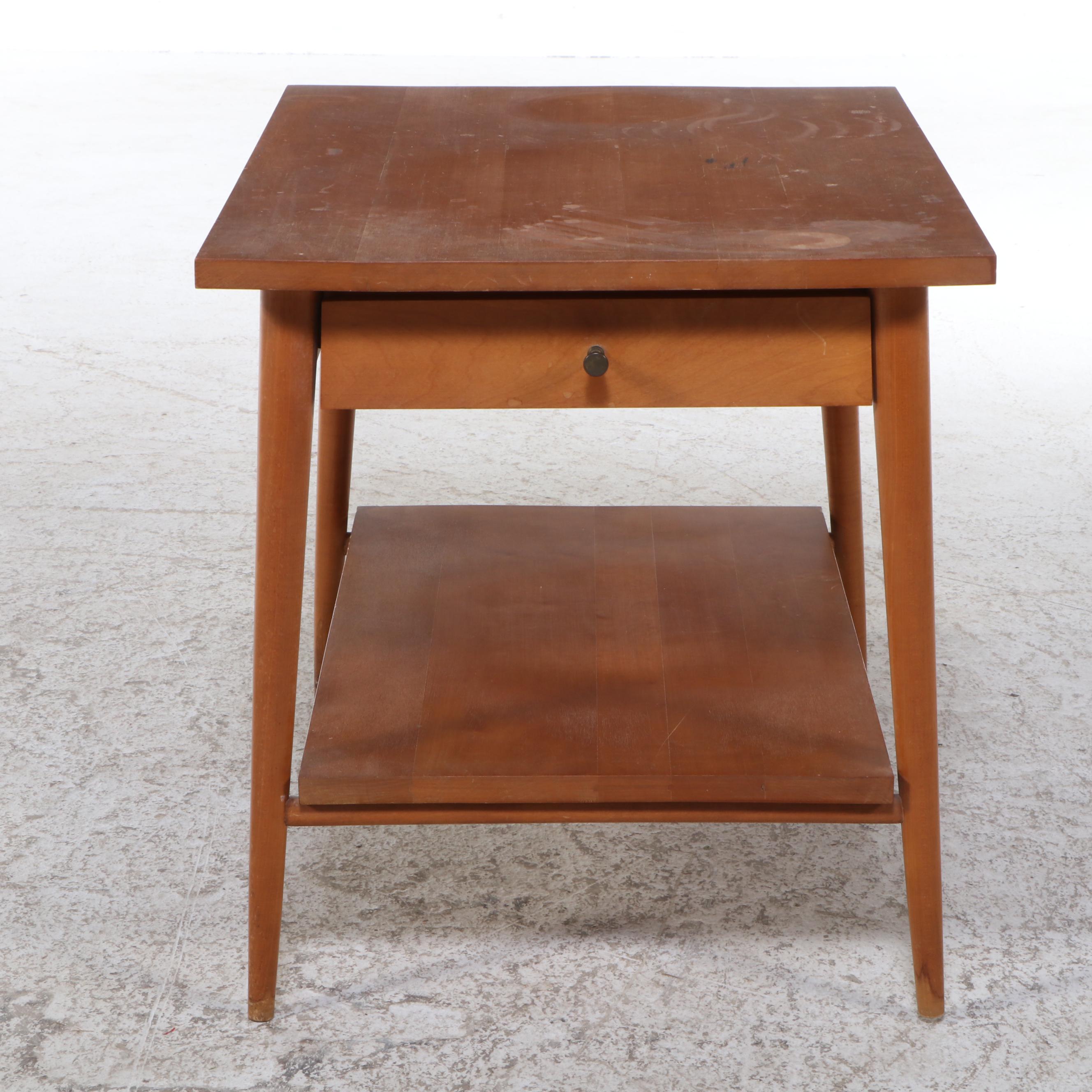 Paul McCobb for Planner Group Model 1587 Maple End Table, Mid-20th Century