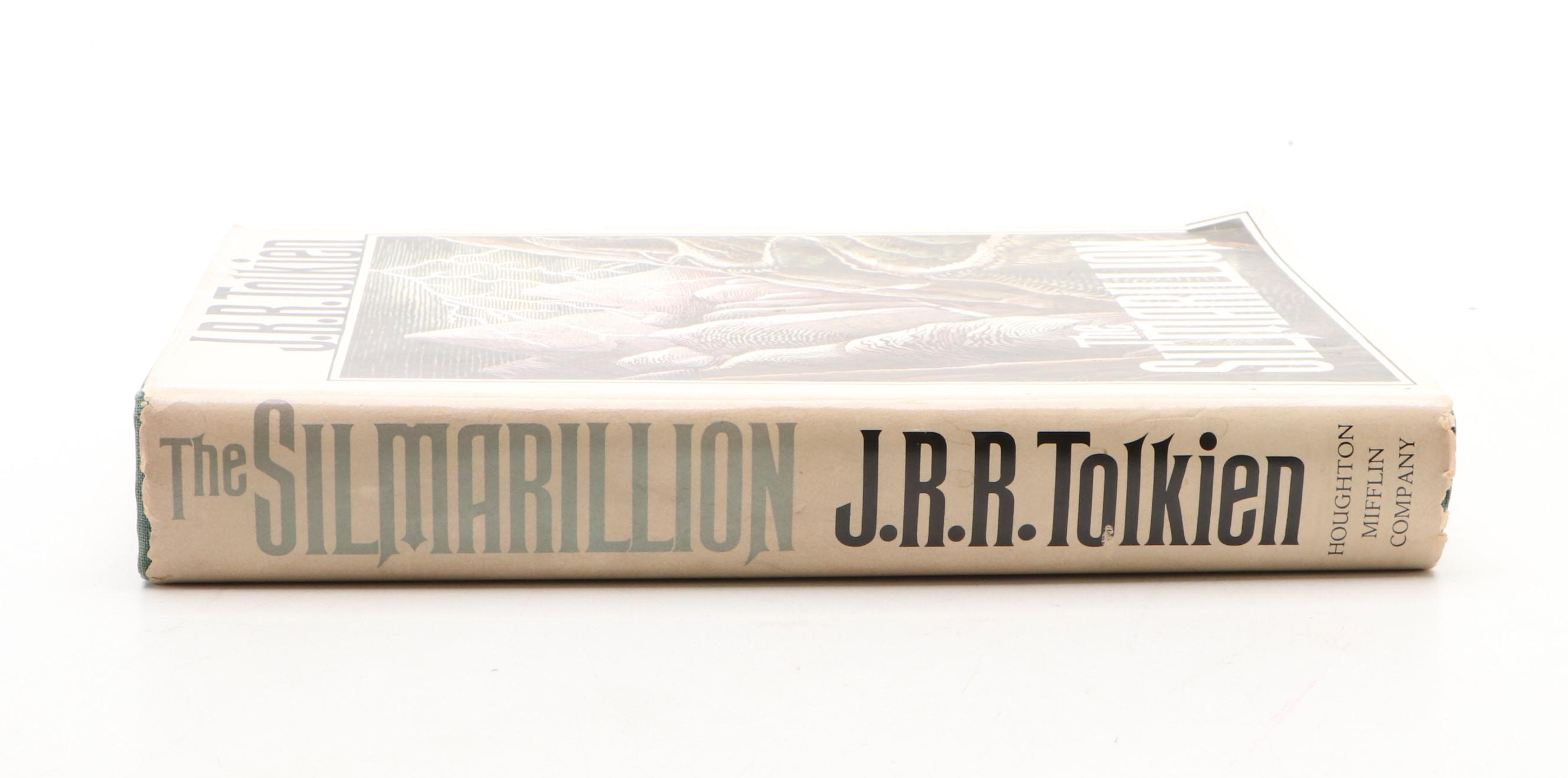 First American Edition "The Silmarillion" by J. R. R. Tolkien with Map, 1977