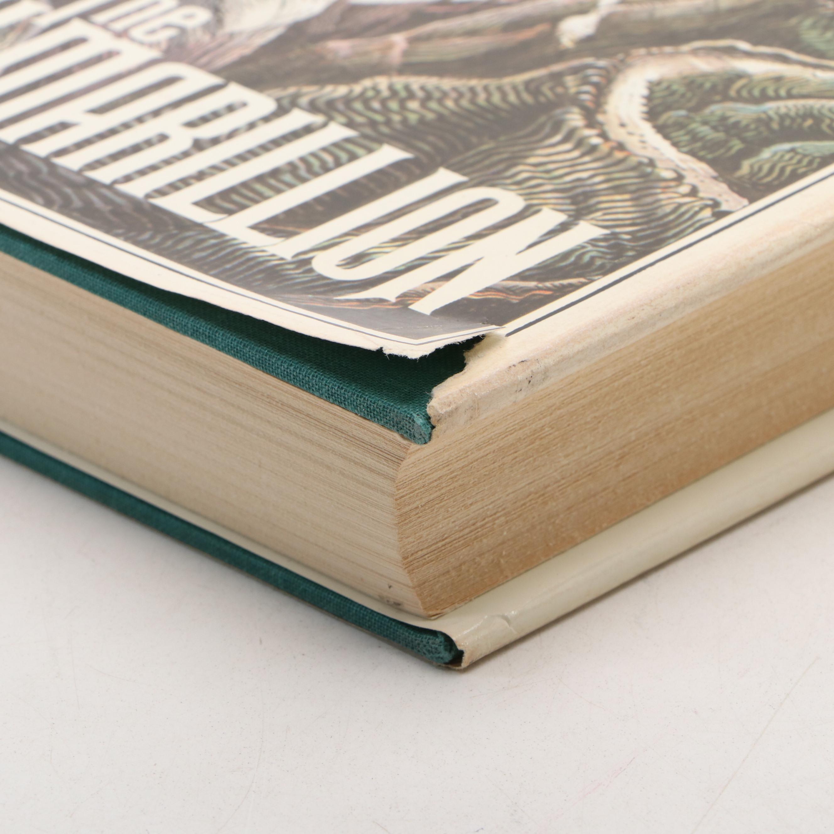 First American Edition "The Silmarillion" by J. R. R. Tolkien with Map, 1977