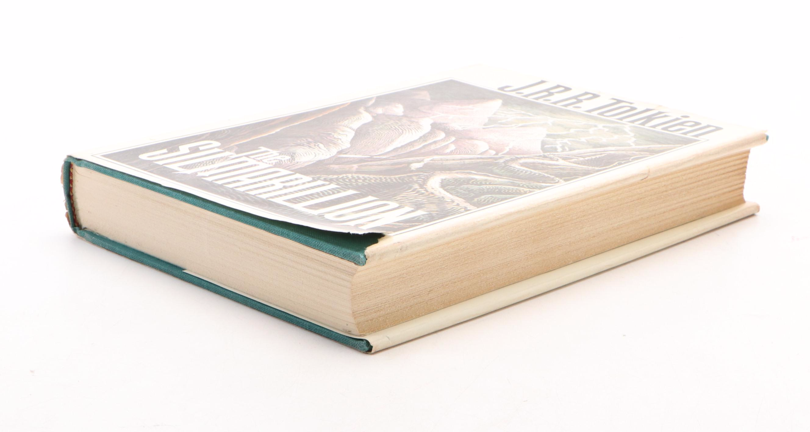 First American Edition "The Silmarillion" by J. R. R. Tolkien with Map, 1977