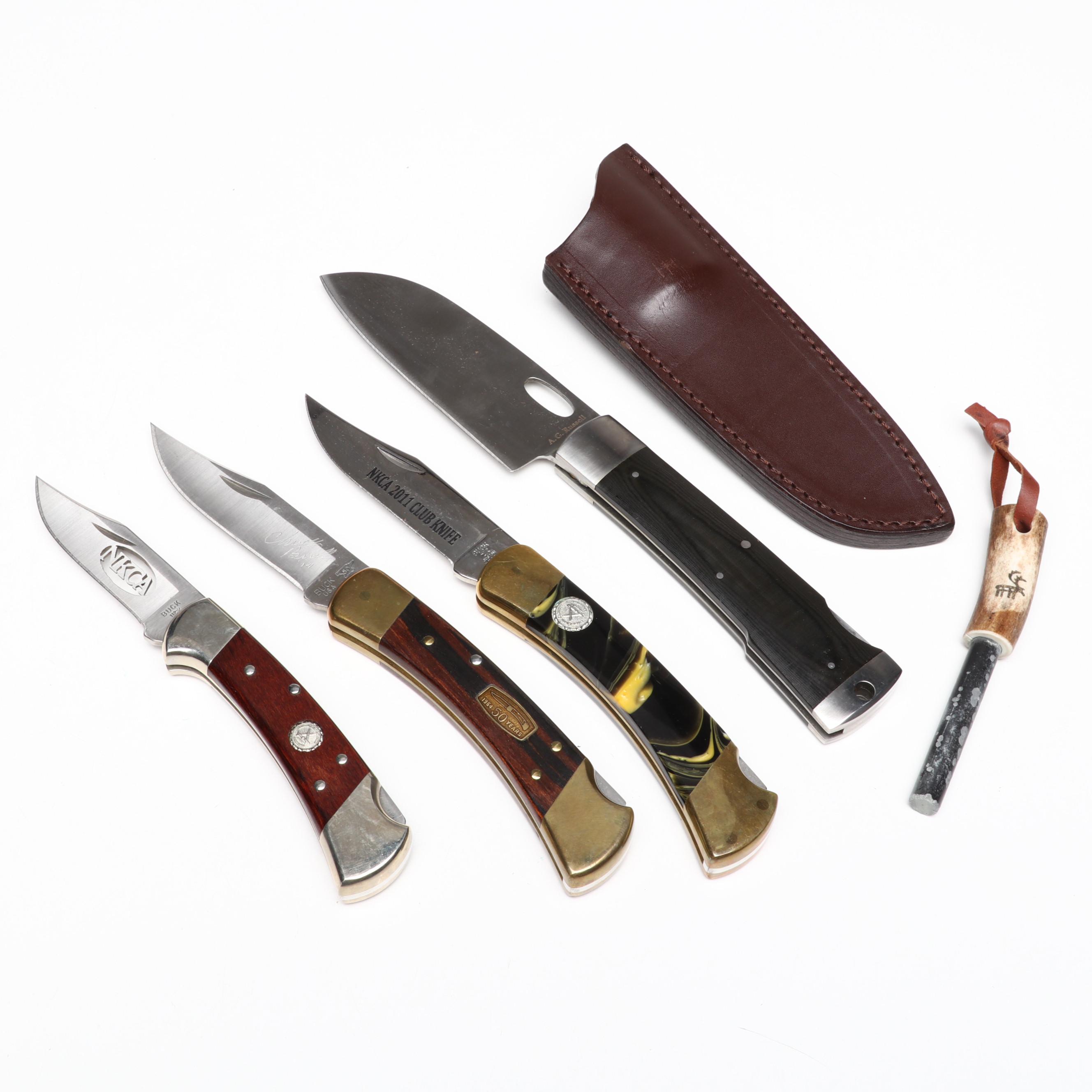 Buck, A. G. Russell, Canal Street Cutlery and More Knives