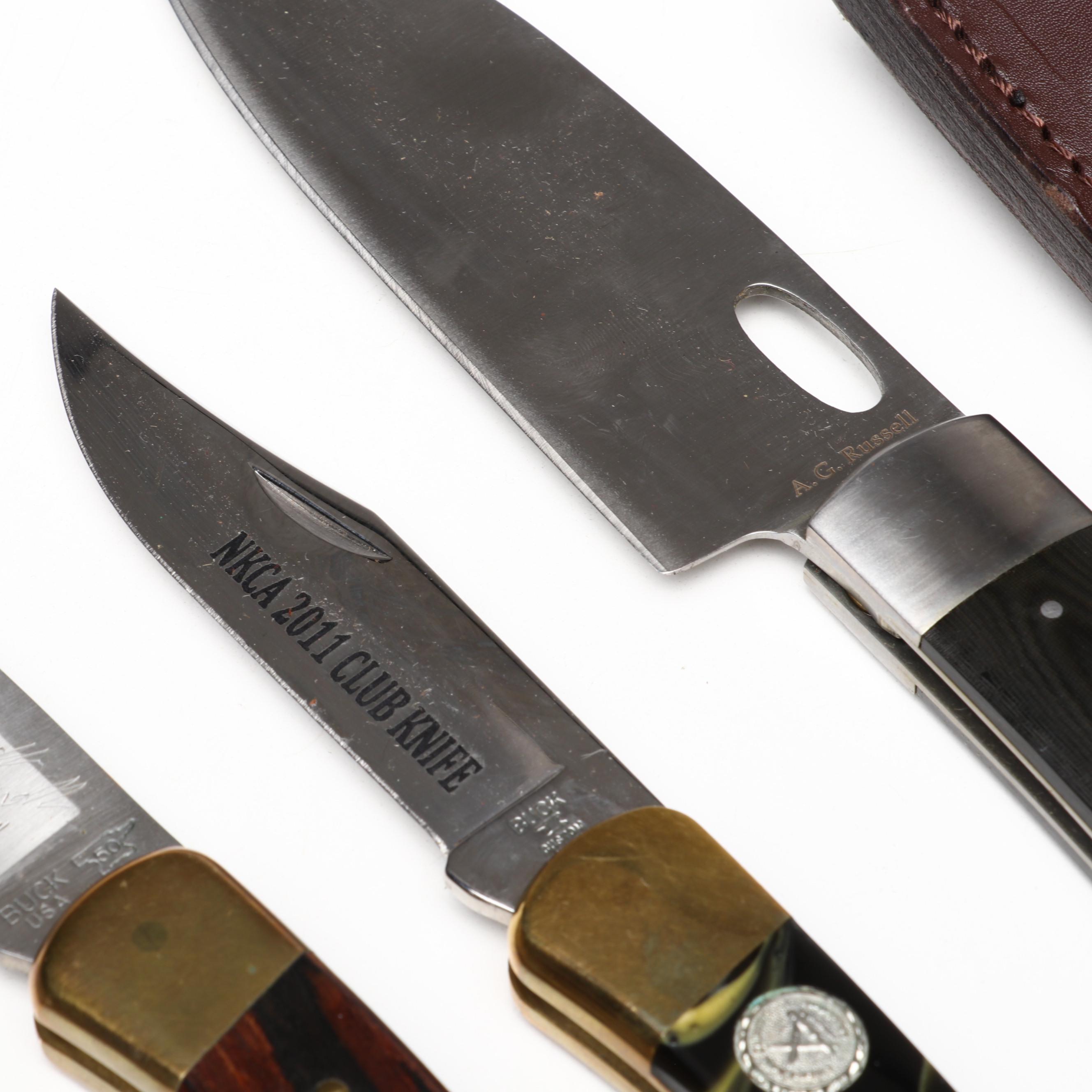 Buck, A. G. Russell, Canal Street Cutlery and More Knives