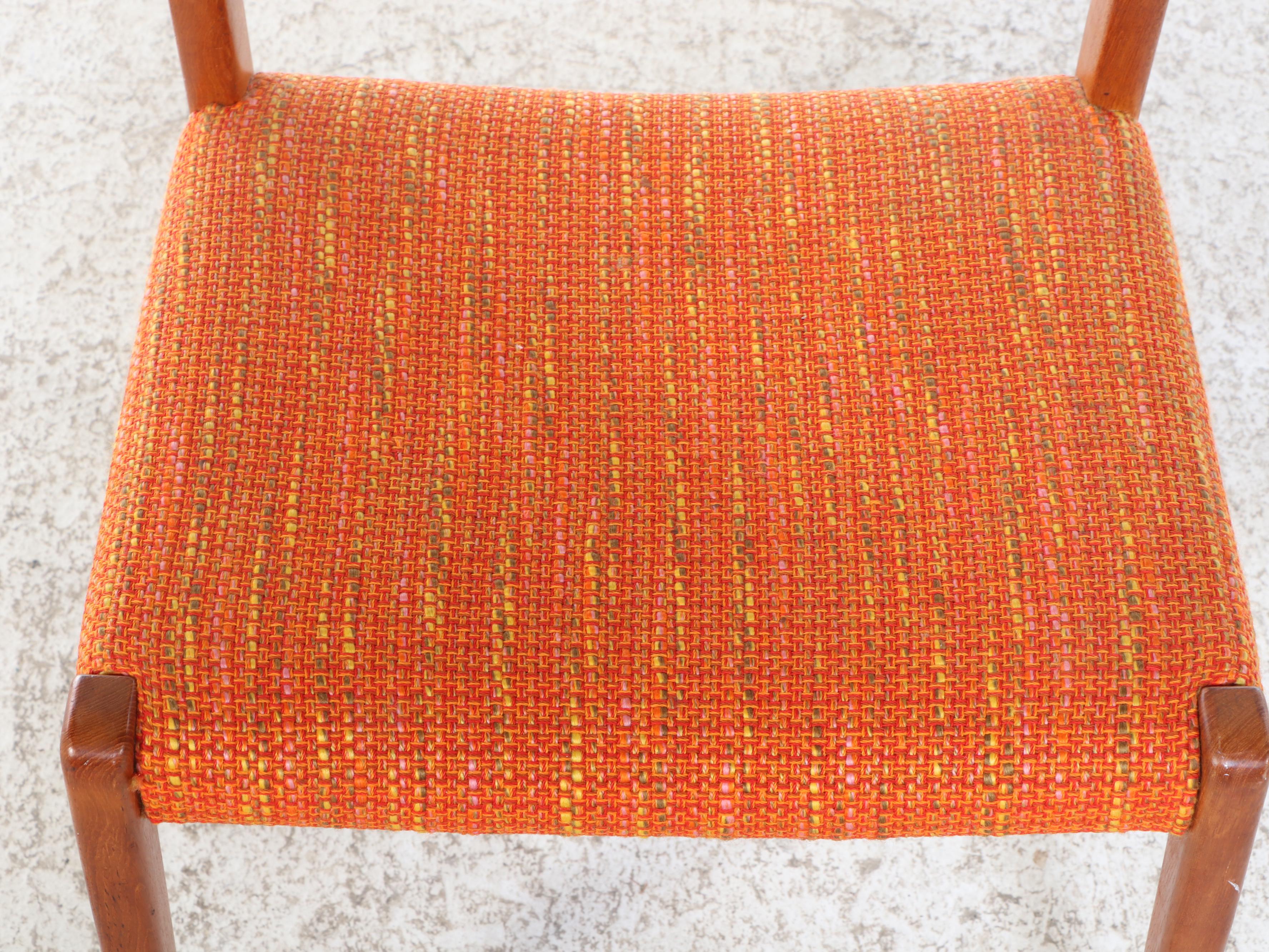 Niels Otto Møller for J.L. Møller Mobelfabrik Model 71 Teak Dining Chair