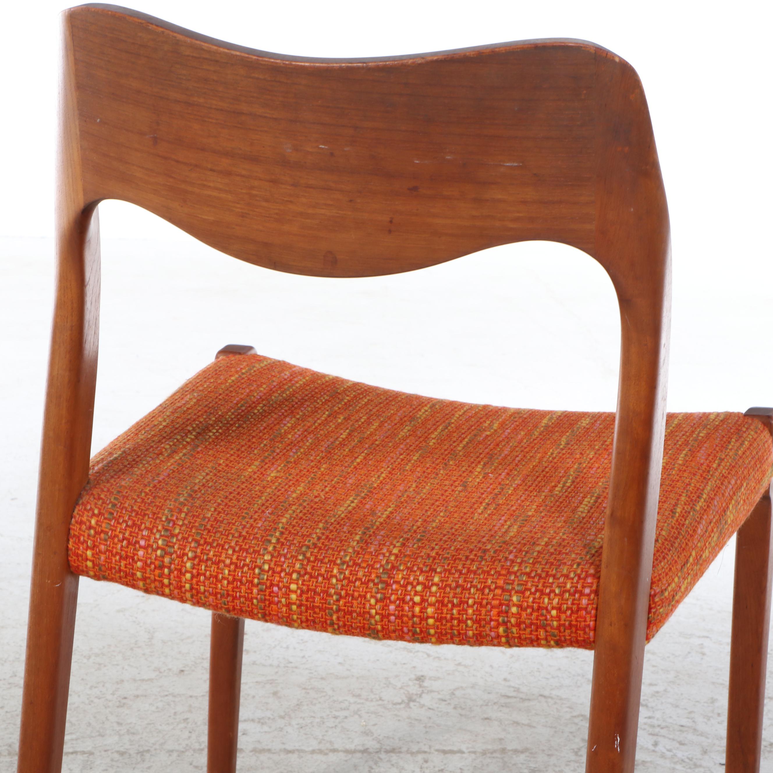 Niels Otto Møller for J.L. Møller Mobelfabrik Model 71 Teak Dining Chair