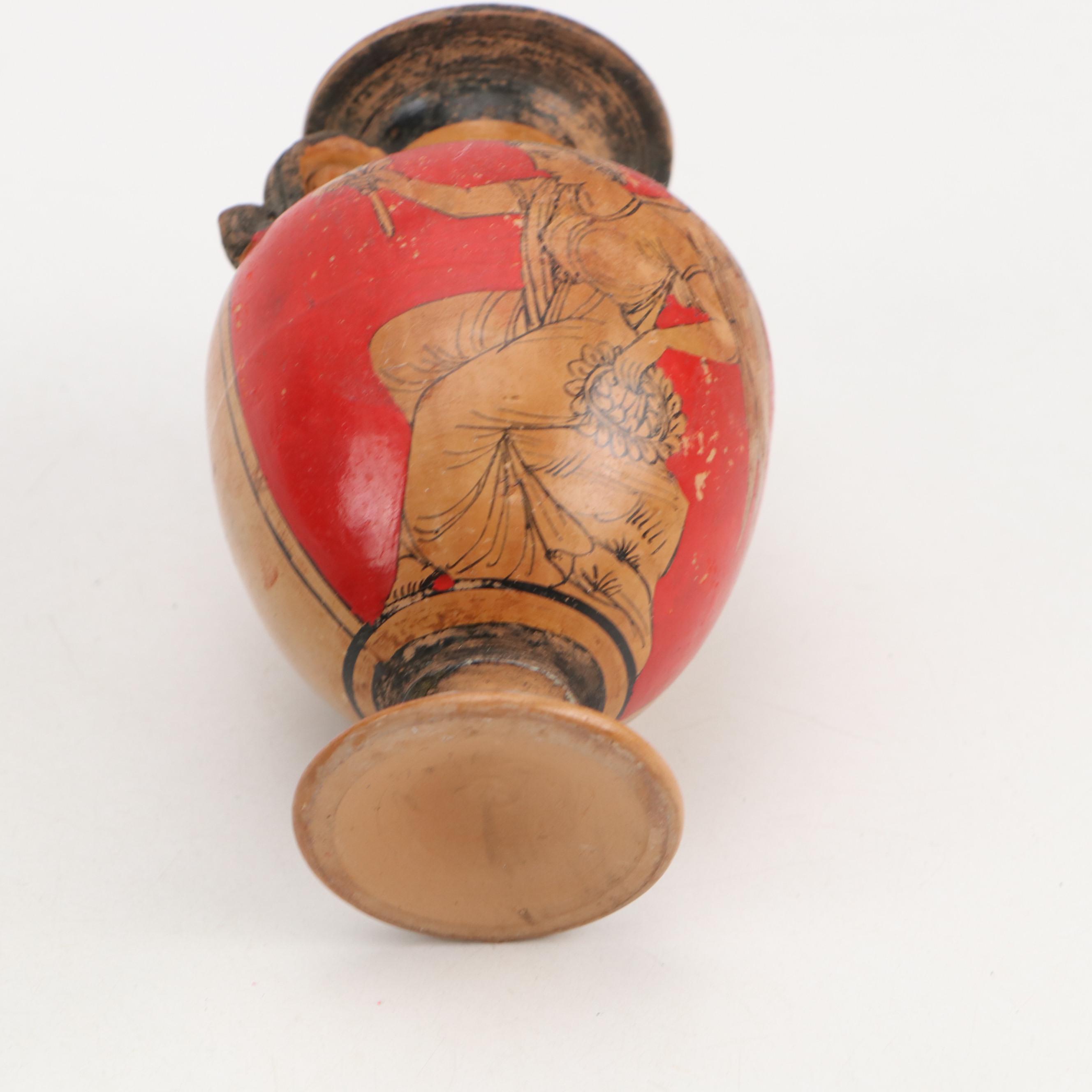 Hand-Painted Greek Classical and Minoan Style Handmade Ceramic Vases and More