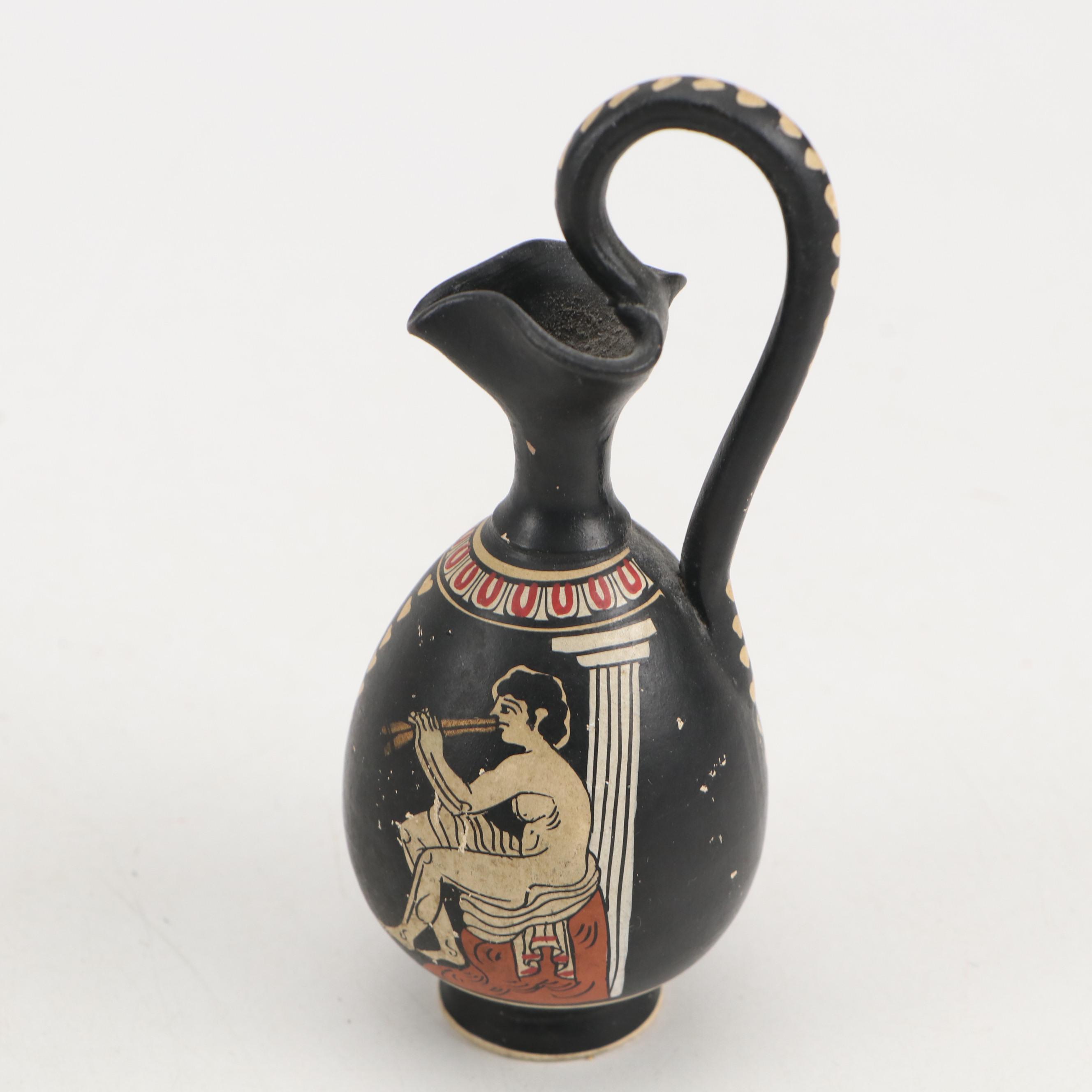 Hand-Painted Greek Classical and Minoan Style Handmade Ceramic Vases and More