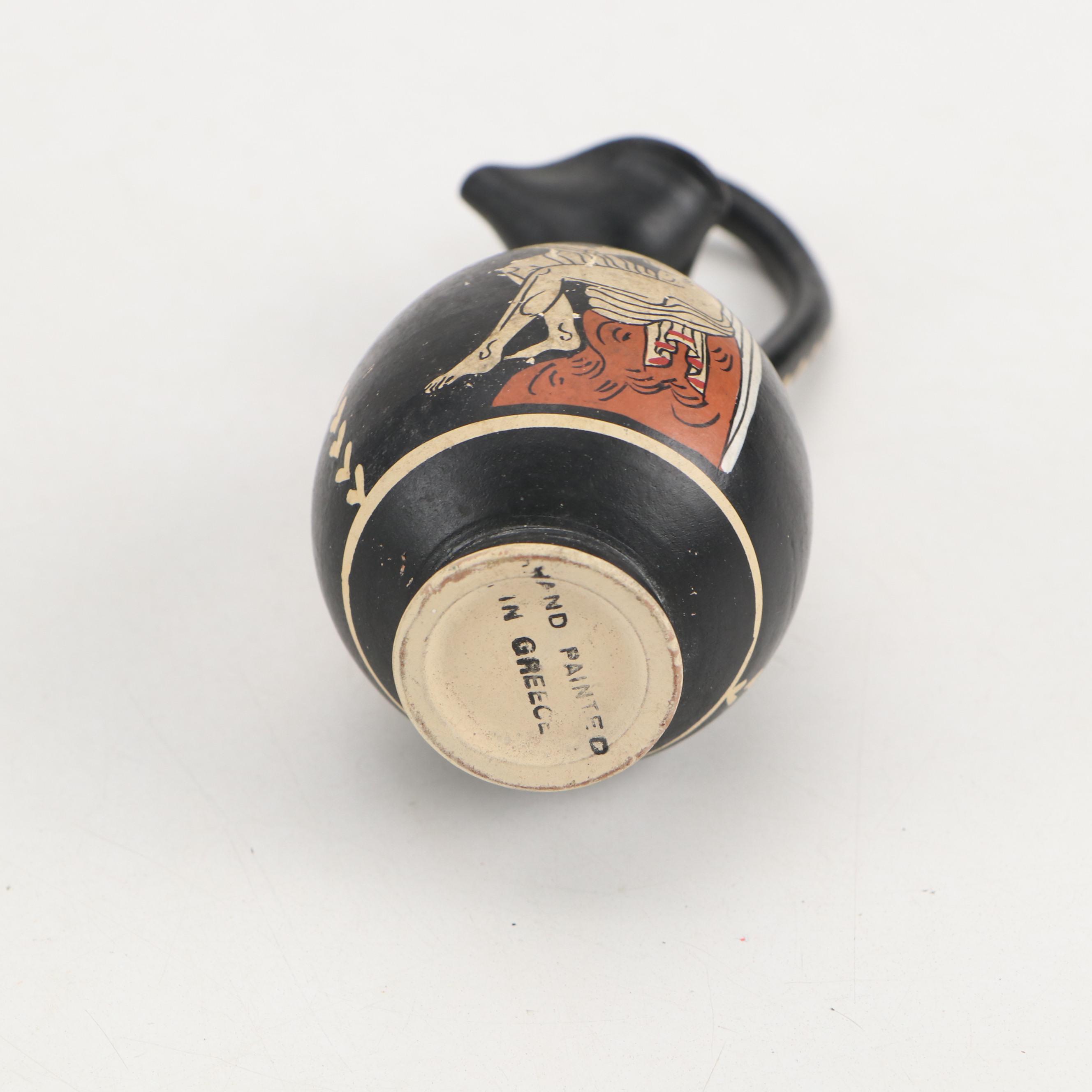 Hand-Painted Greek Classical and Minoan Style Handmade Ceramic Vases and More