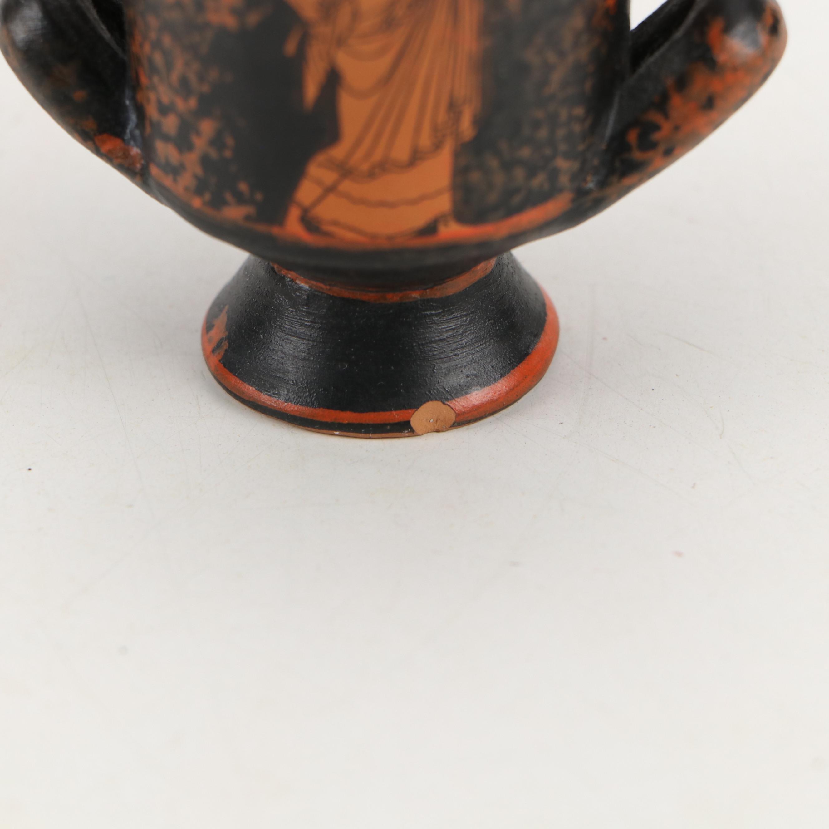 Hand-Painted Greek Classical and Minoan Style Handmade Ceramic Vases and More