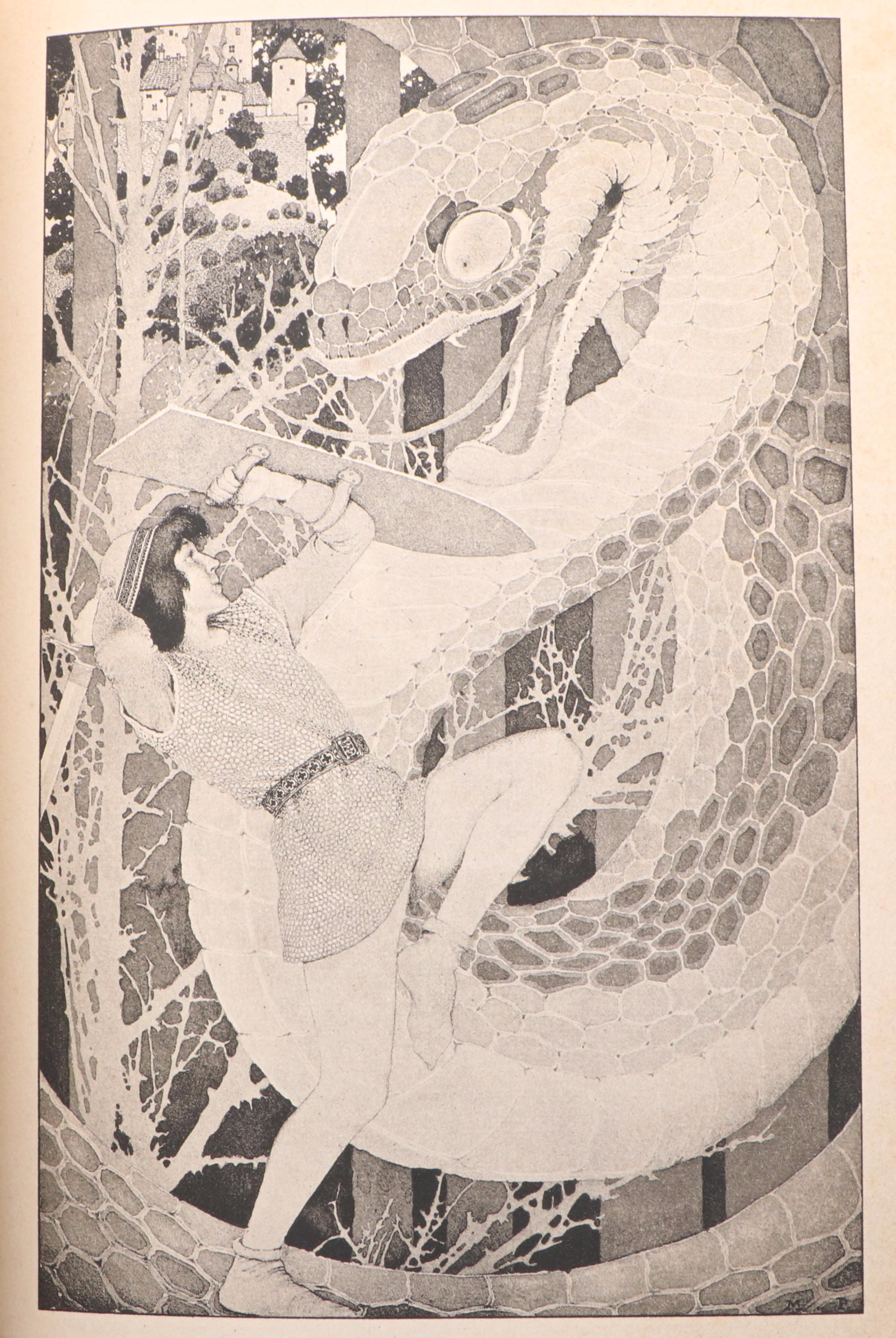 Maxfield Parrish Illustrated "The Golden Age" by Kenneth Grahame, 1904