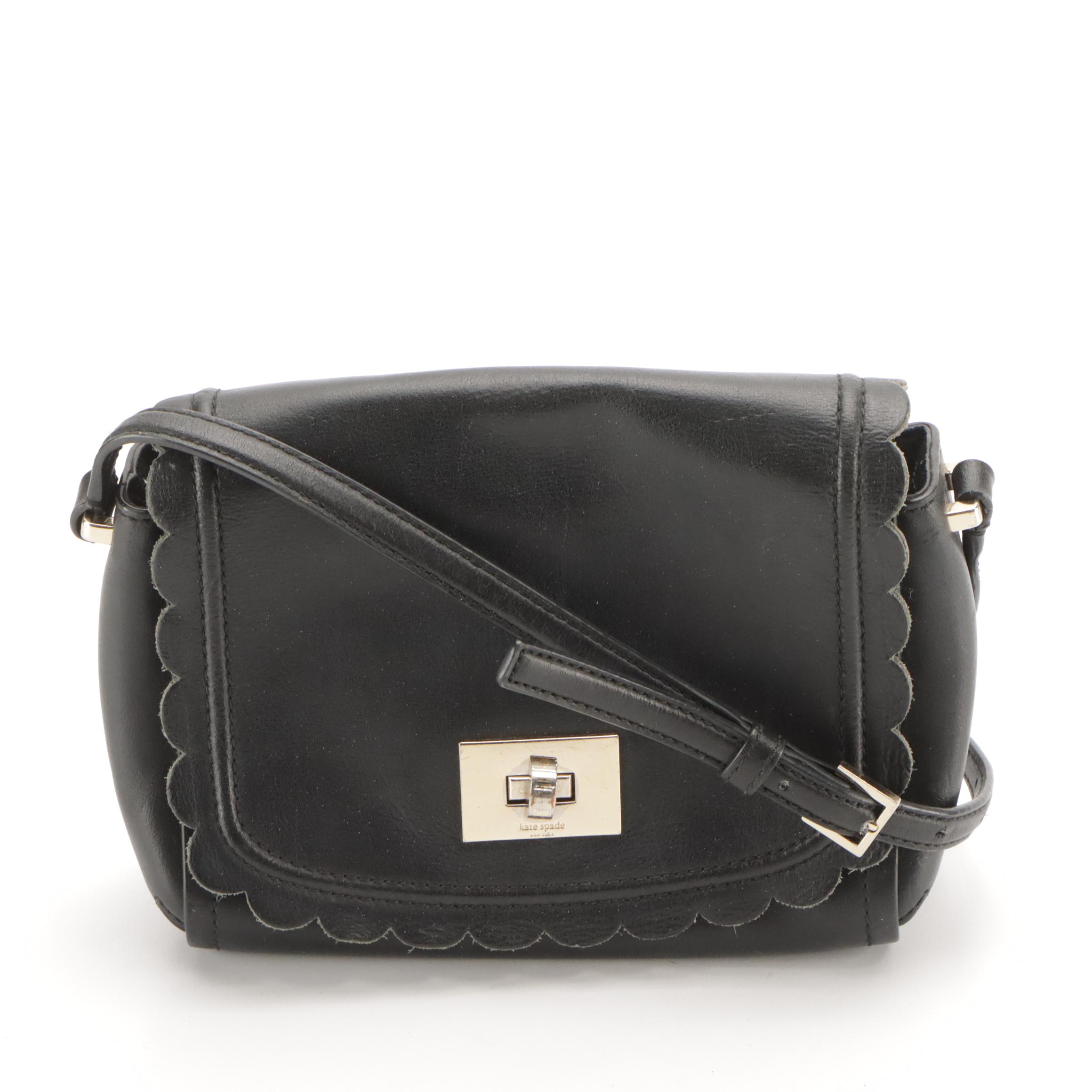 Kate Spade Zani Maple Court Crossbody in Black Leather with Other Handbag
