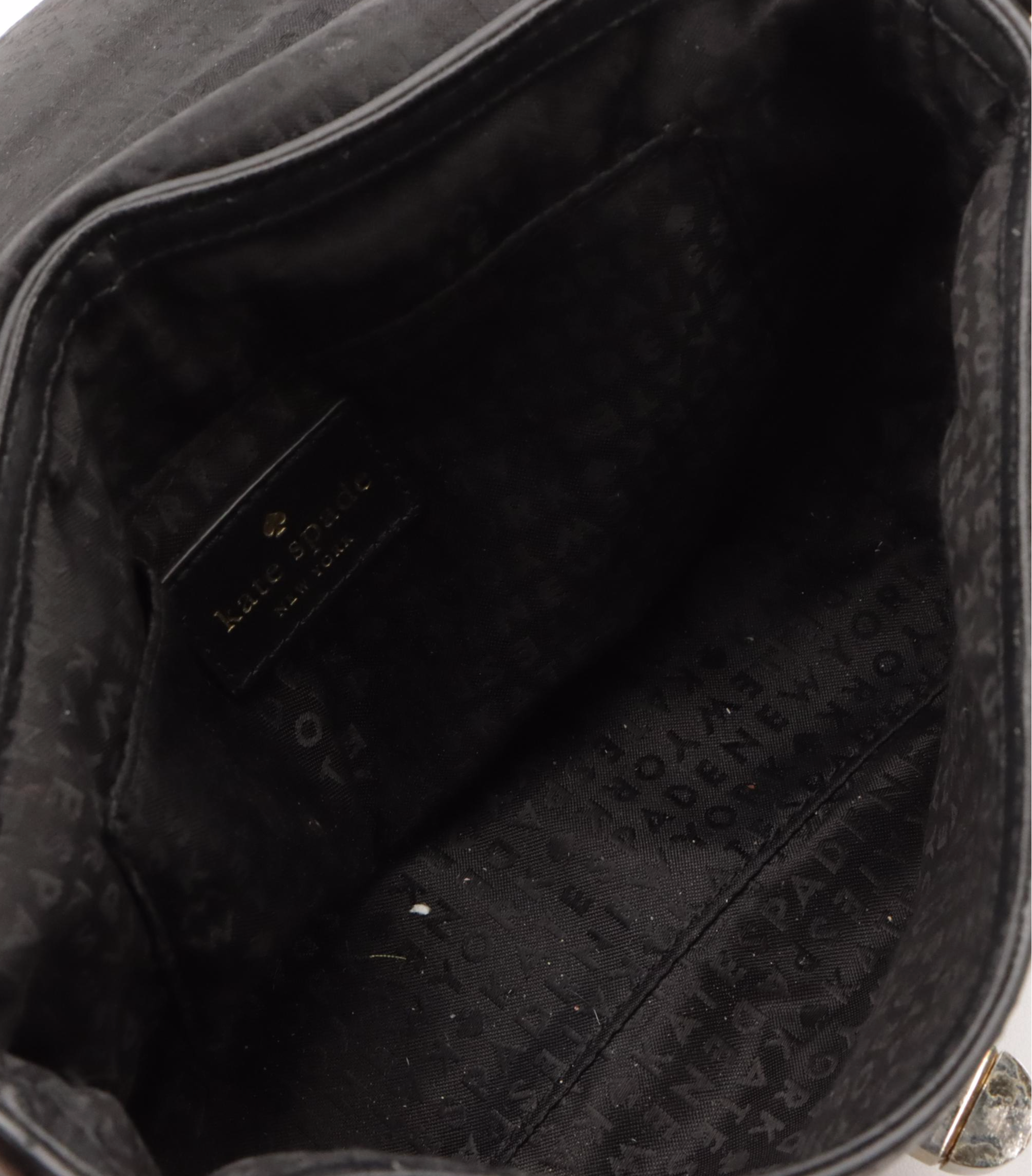 Kate Spade Zani Maple Court Crossbody in Black Leather with Other Handbag