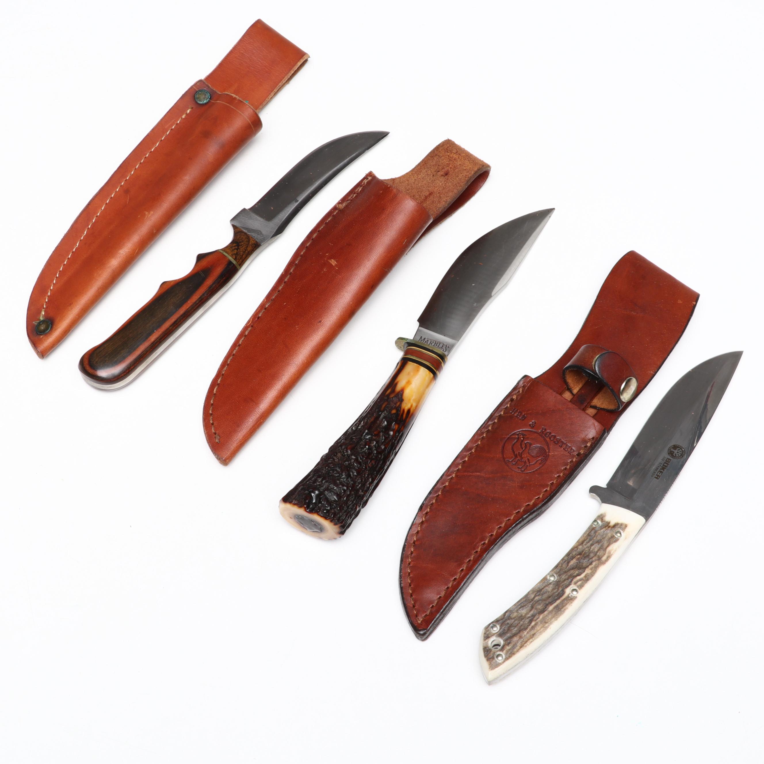 Boker, SOG, Marbles, Buck, Ru-Ko and More Fixed Blade Knives