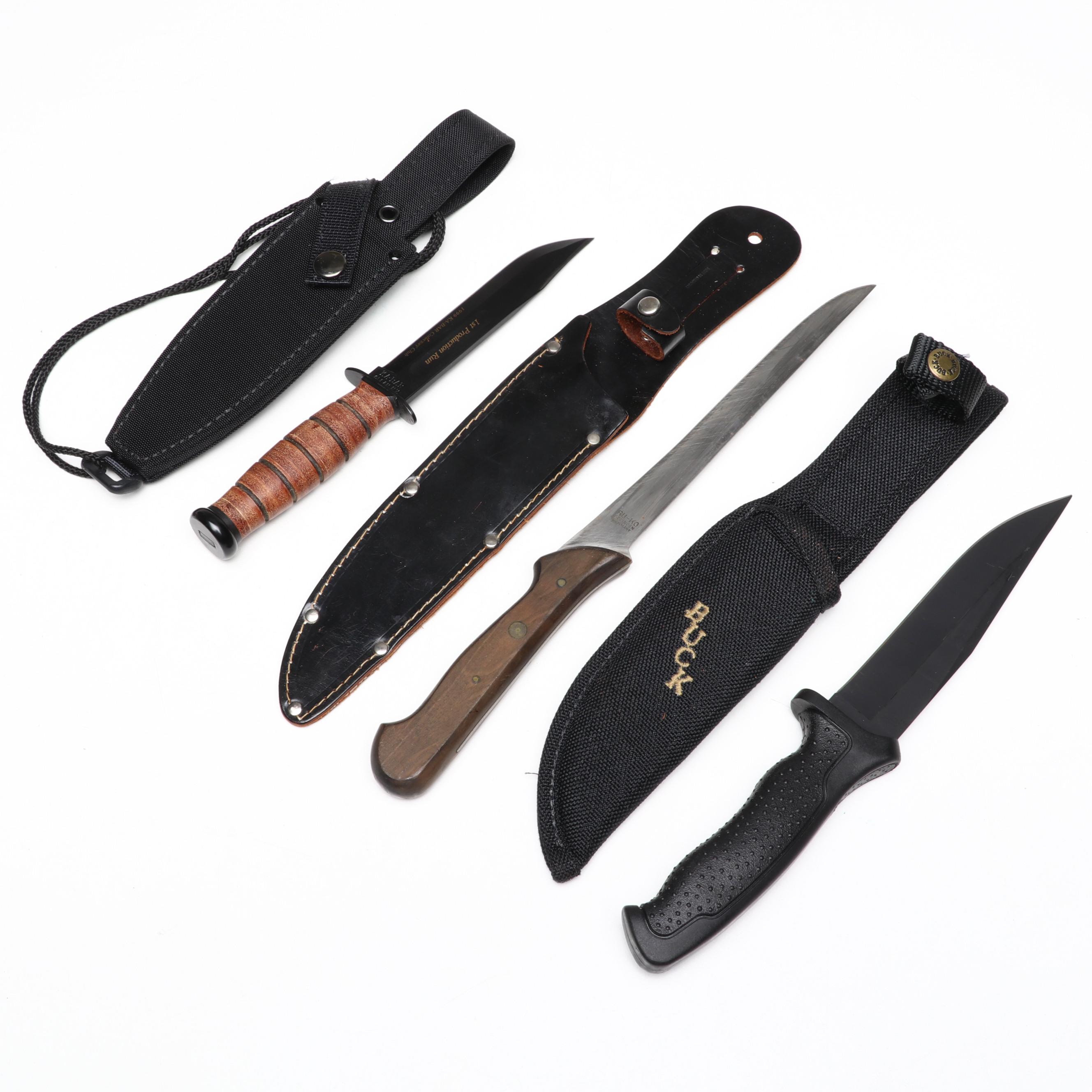 Boker, SOG, Marbles, Buck, Ru-Ko and More Fixed Blade Knives