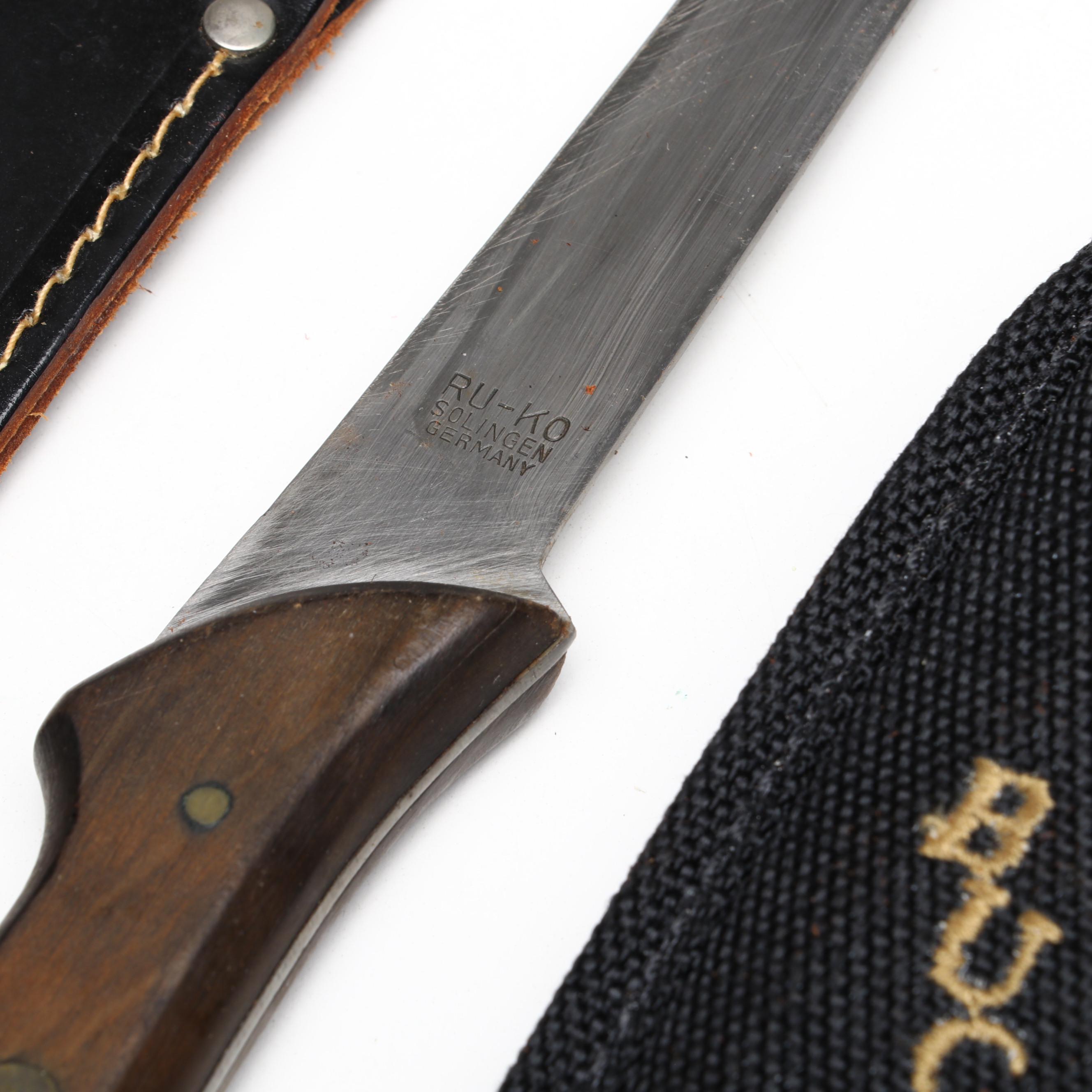 Boker, SOG, Marbles, Buck, Ru-Ko and More Fixed Blade Knives