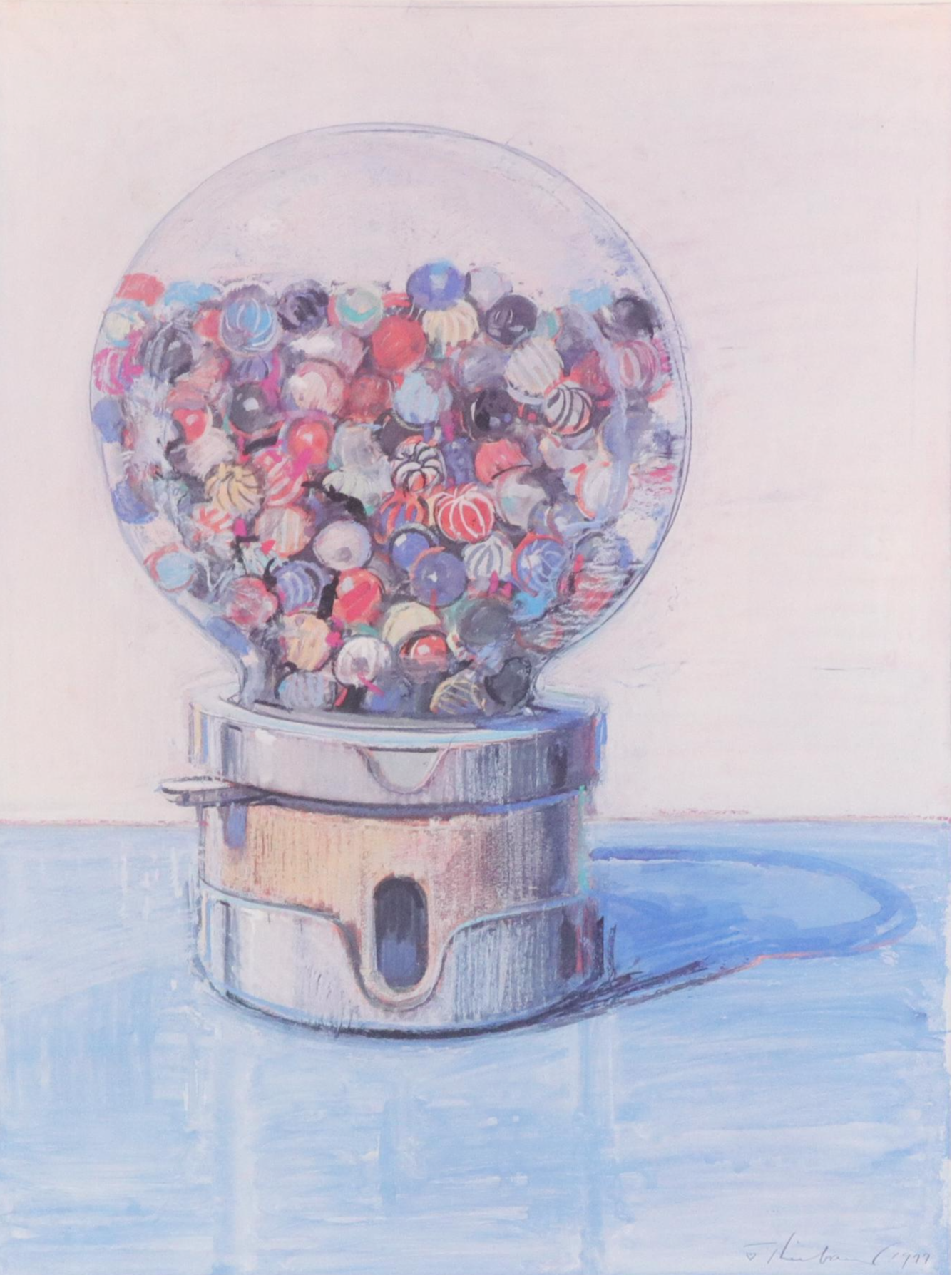 John Berggruen Gallery Exhibition Poster "Wayne Thiebaud," 1980