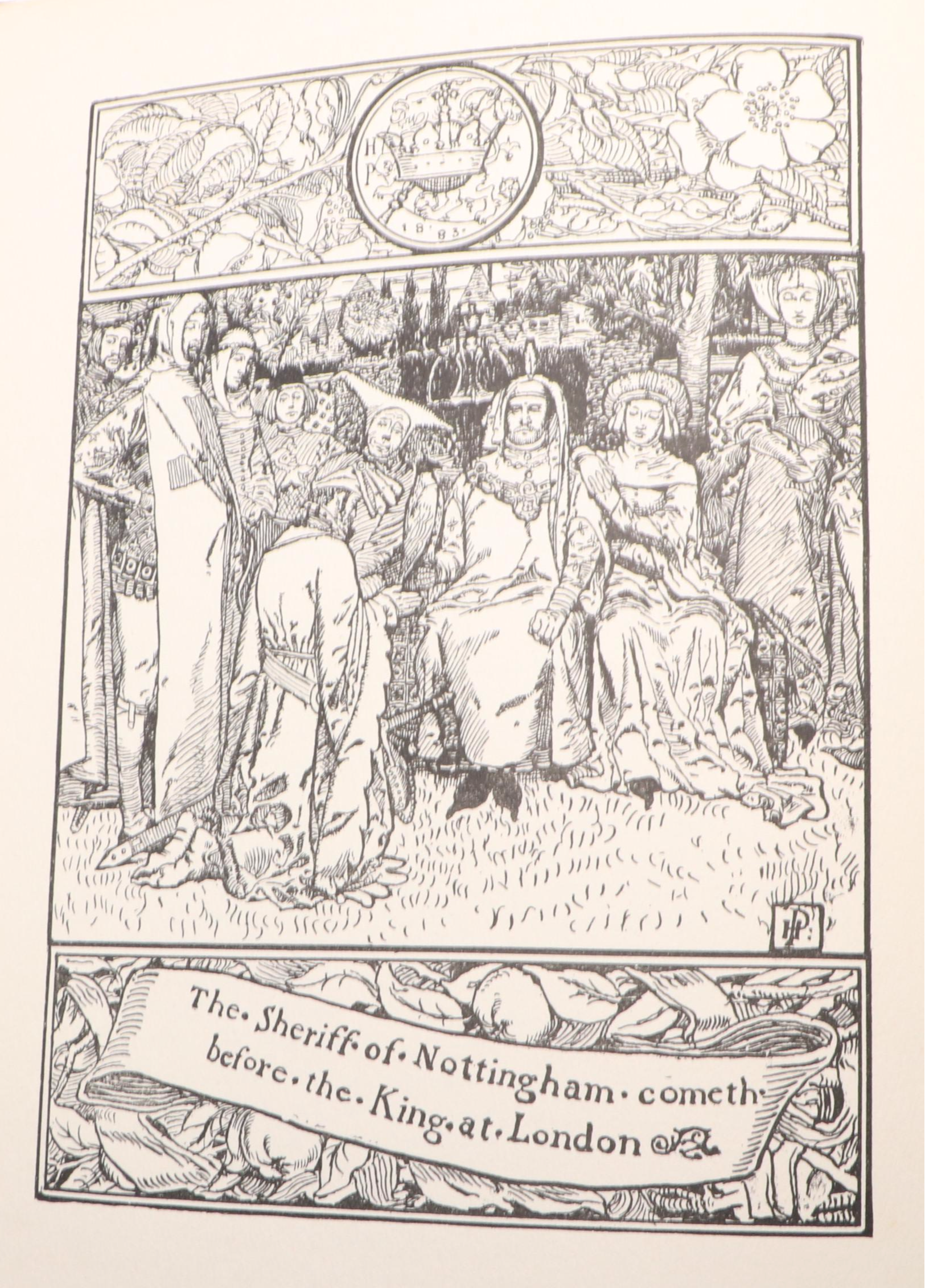 Illustrated "The Merry Adventures of Robin Hood" by Howard Pyle, 1929
