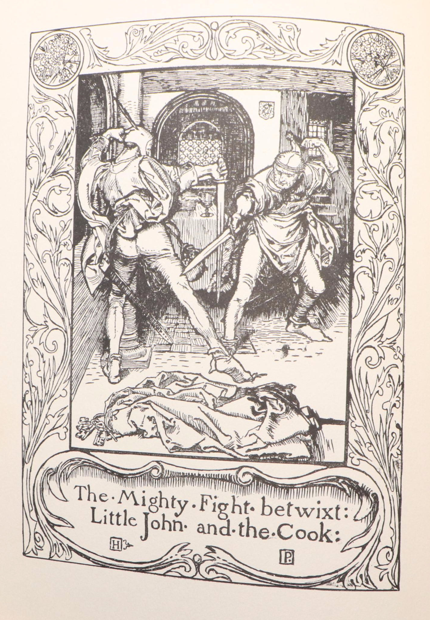 Illustrated "The Merry Adventures of Robin Hood" by Howard Pyle, 1929