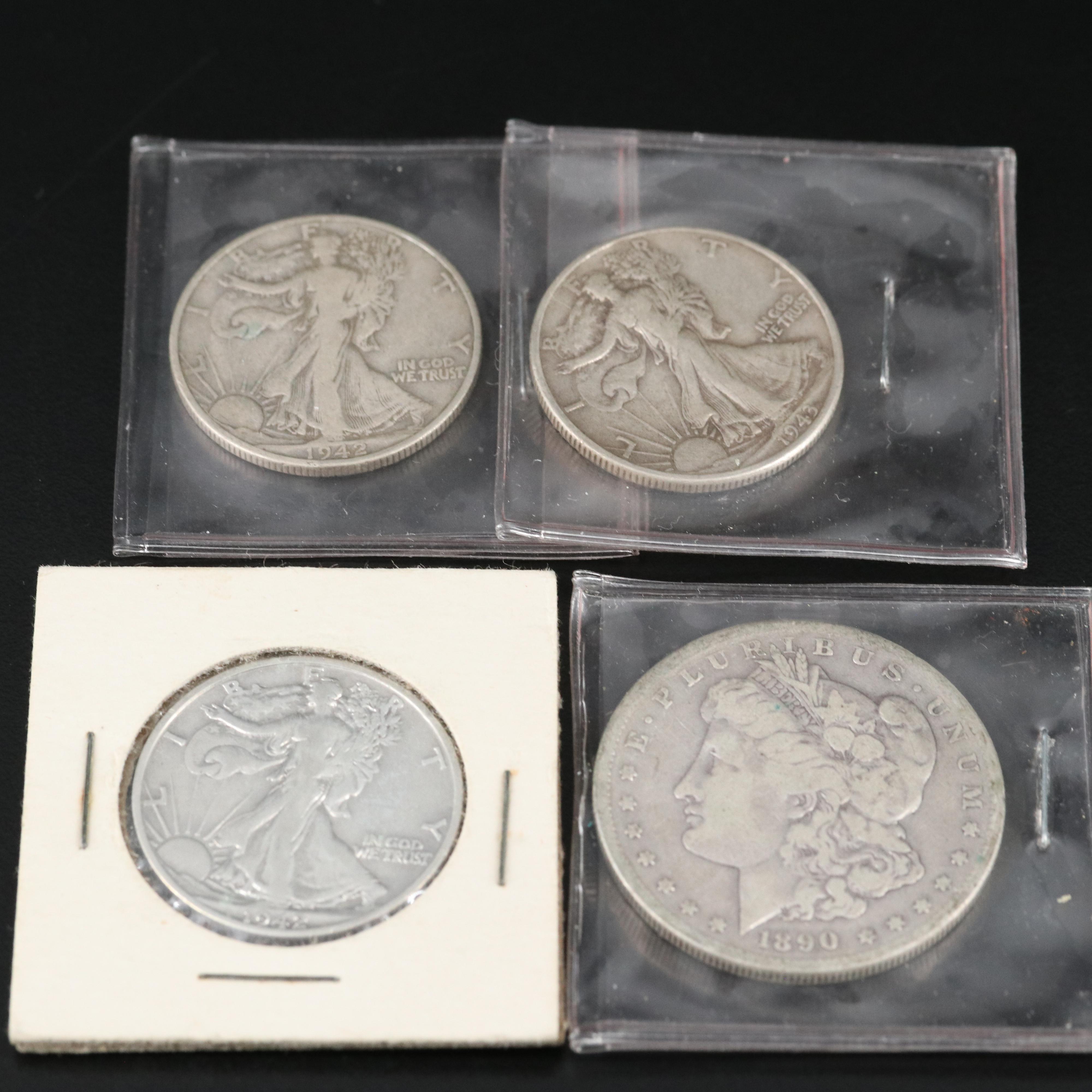 Small Coin Collection Including American Silver and Novelty Items