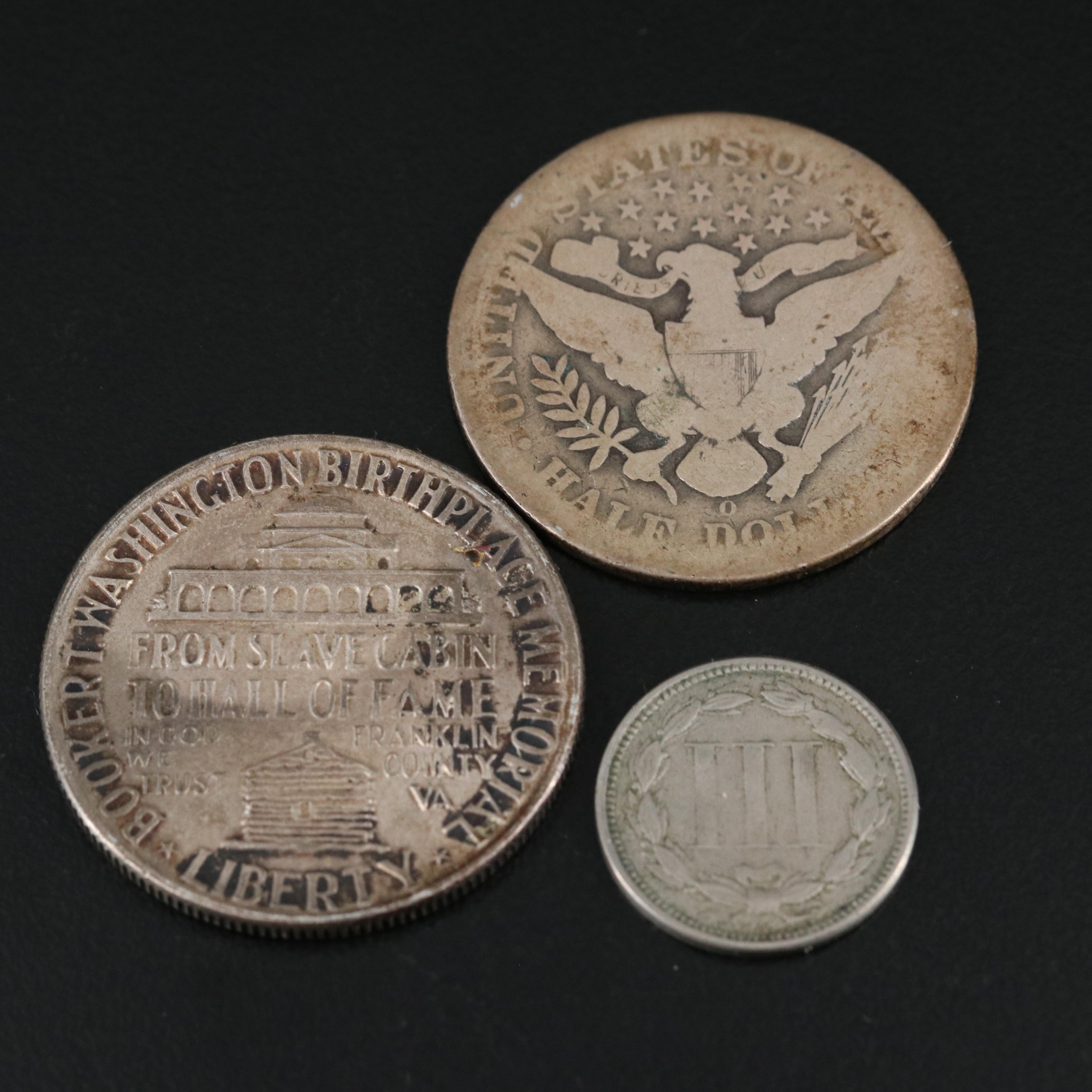 Small Coin Collection Including American Silver and Novelty Items