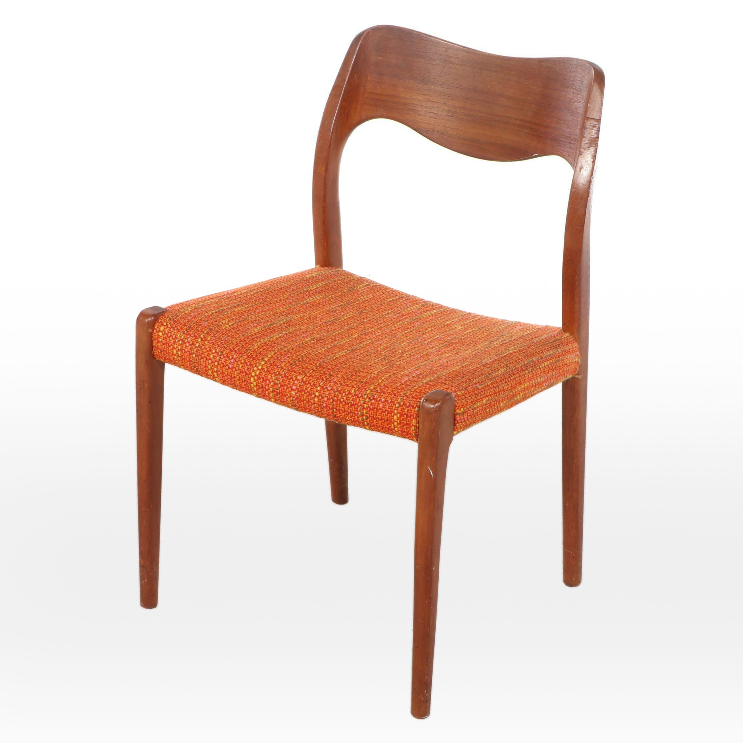 Niels Otto Møller for J.L. Møller Mobelfabrik Model 71 Teak Dining Chair