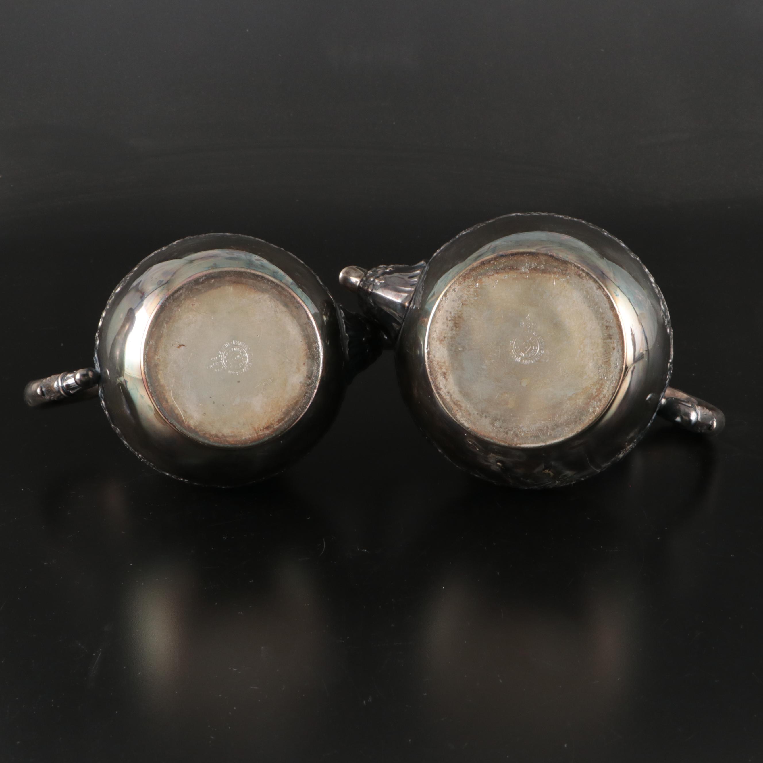 Pairpoint Silver Plate Teapots with Homan Teapot and Pitcher, 20th Century