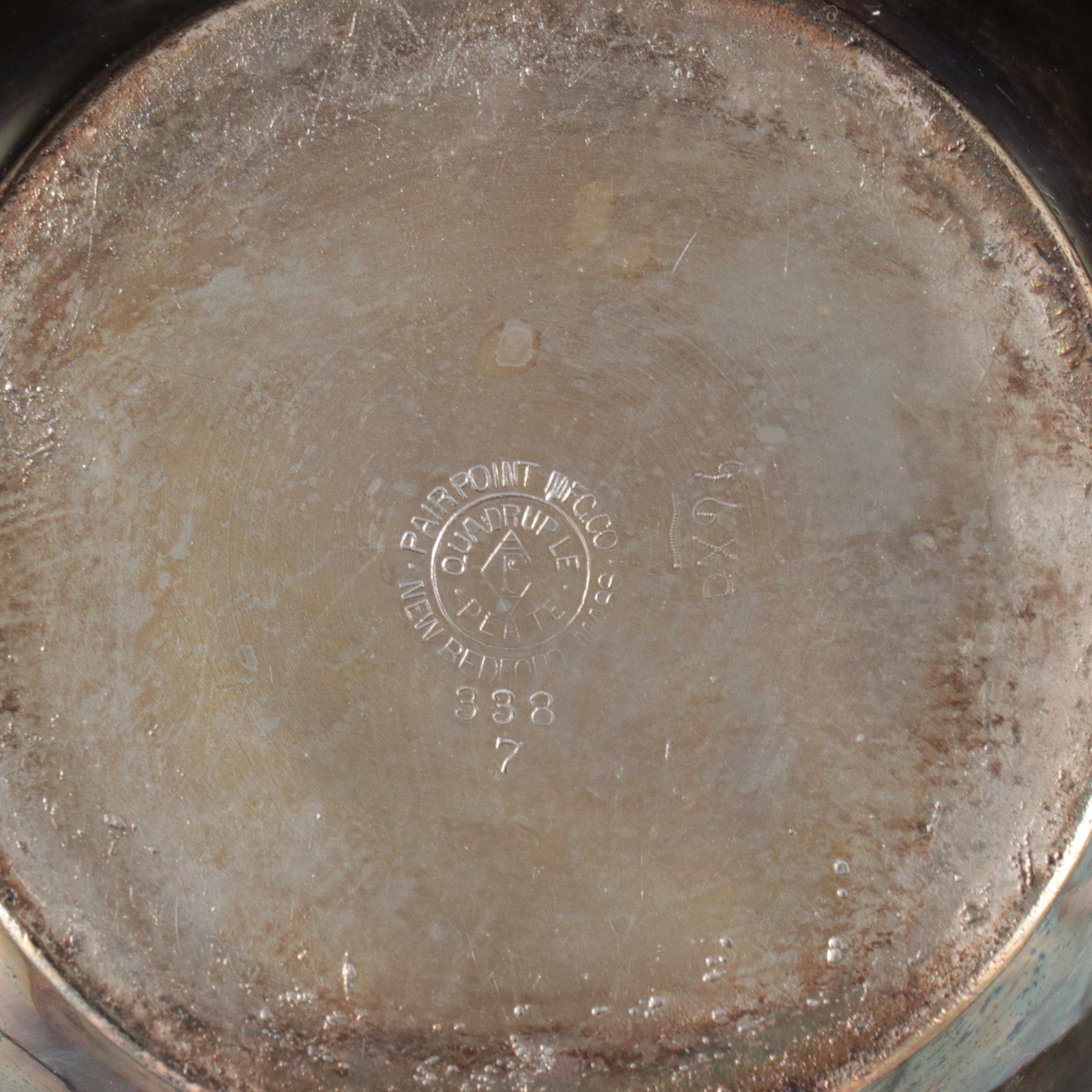 Pairpoint Silver Plate Teapots with Homan Teapot and Pitcher, 20th Century