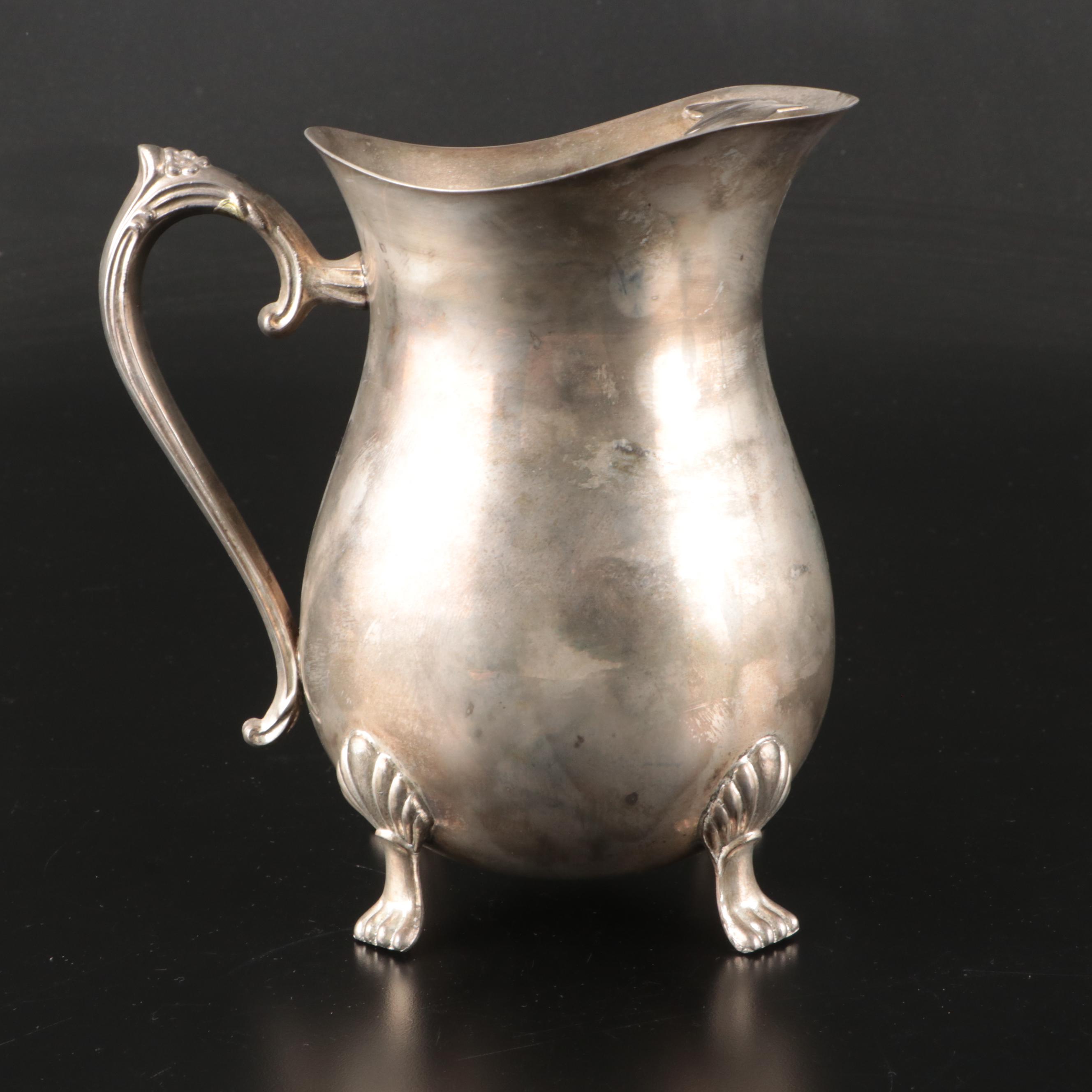 Pairpoint Silver Plate Teapots with Homan Teapot and Pitcher, 20th Century
