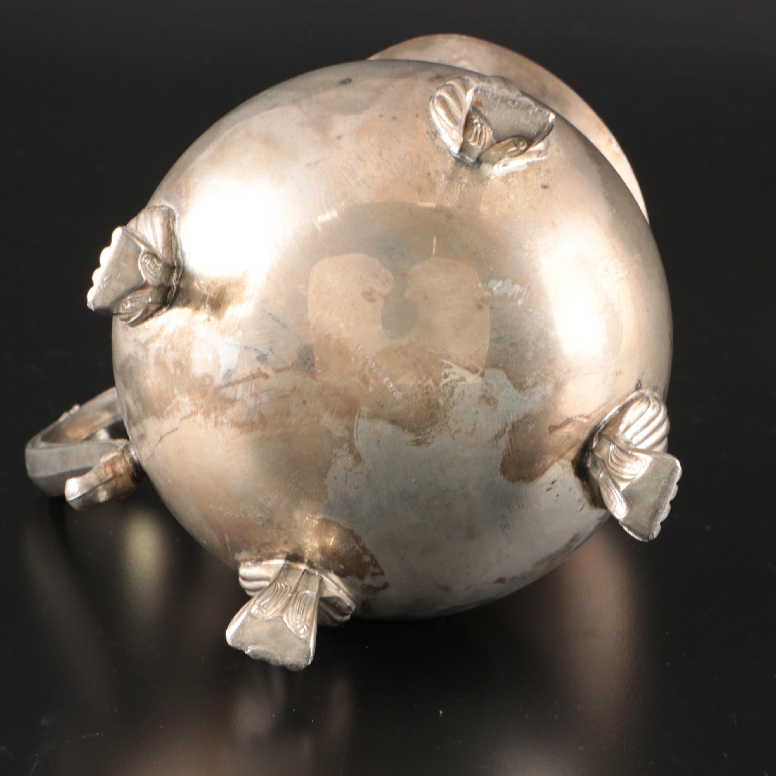 Pairpoint Silver Plate Teapots with Homan Teapot and Pitcher, 20th Century