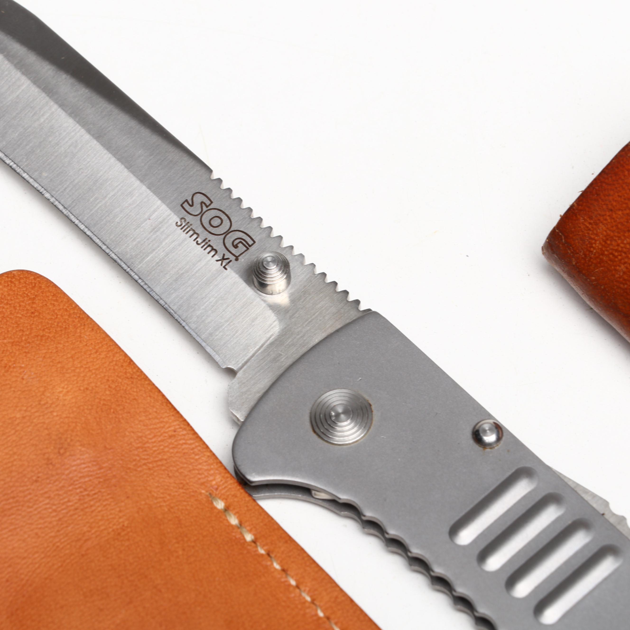 Victor Tool Co. "Woodman's Pal" with Boker, Orvis, Gerber and More Knives