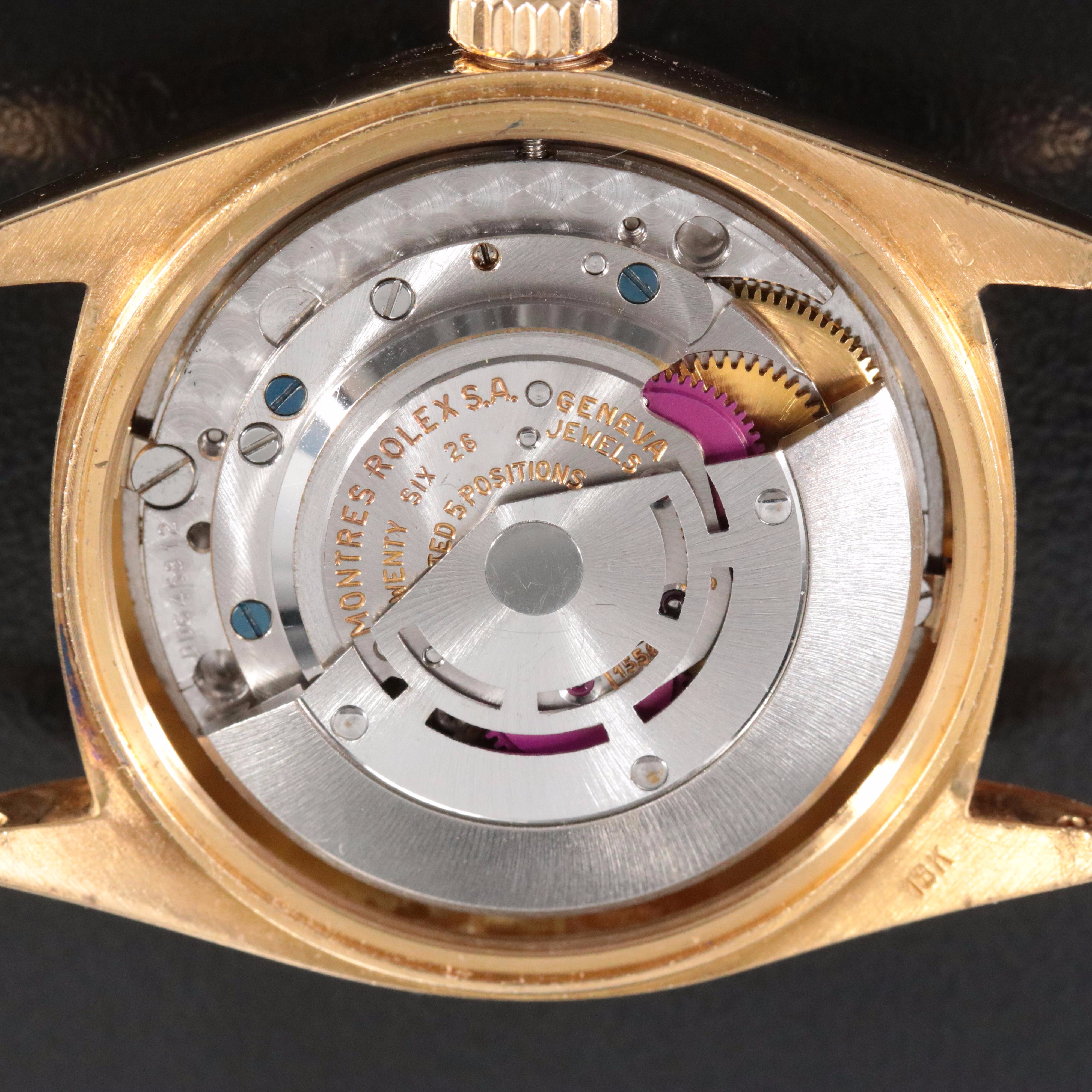 1967 Rolex Day-Date Custom 1.00 CTW Diamond Case Watch