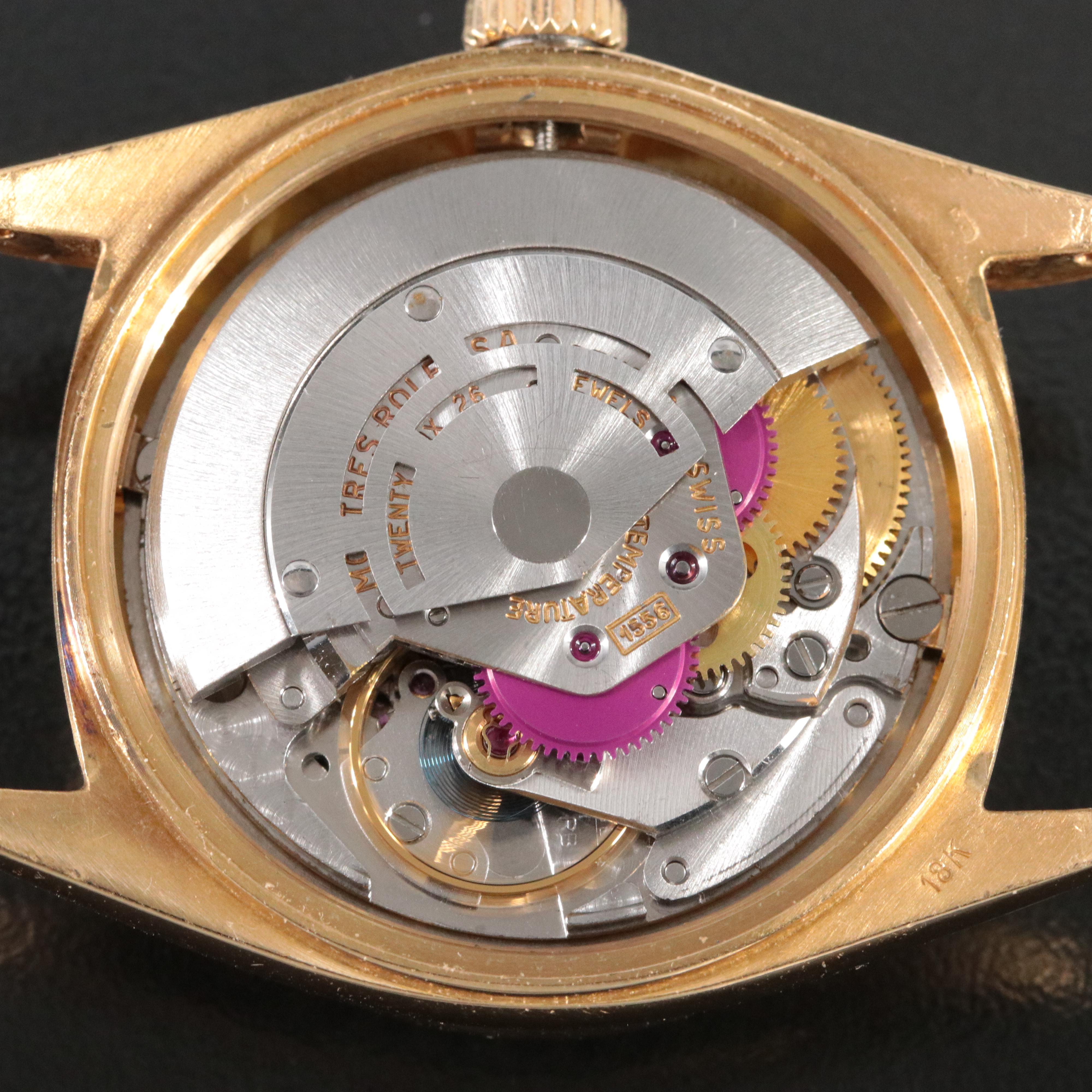 1967 Rolex Day-Date Custom 1.00 CTW Diamond Case Watch