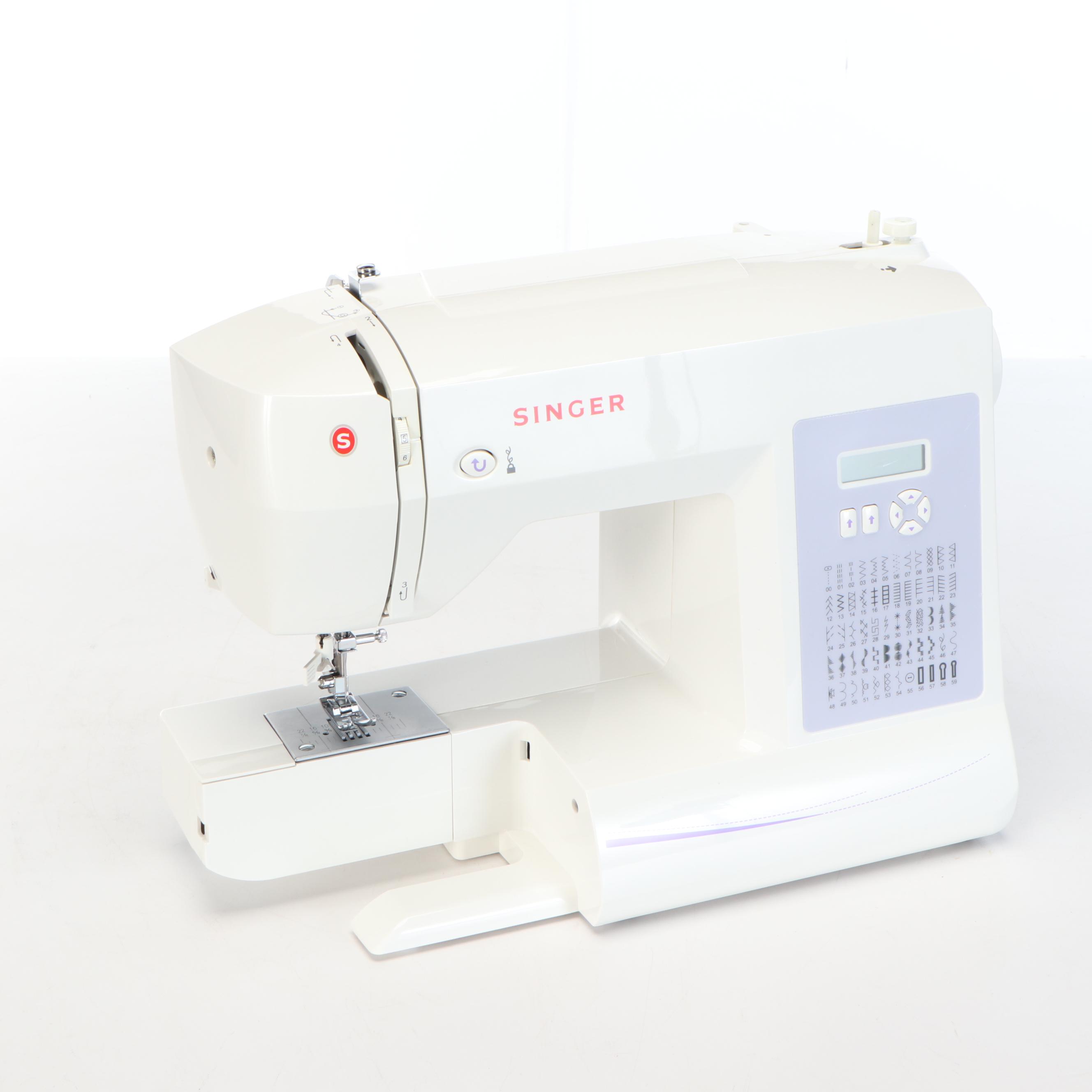 Singer Model 6160 Digital Electric Sewing Machine, Travel Case and Accessories