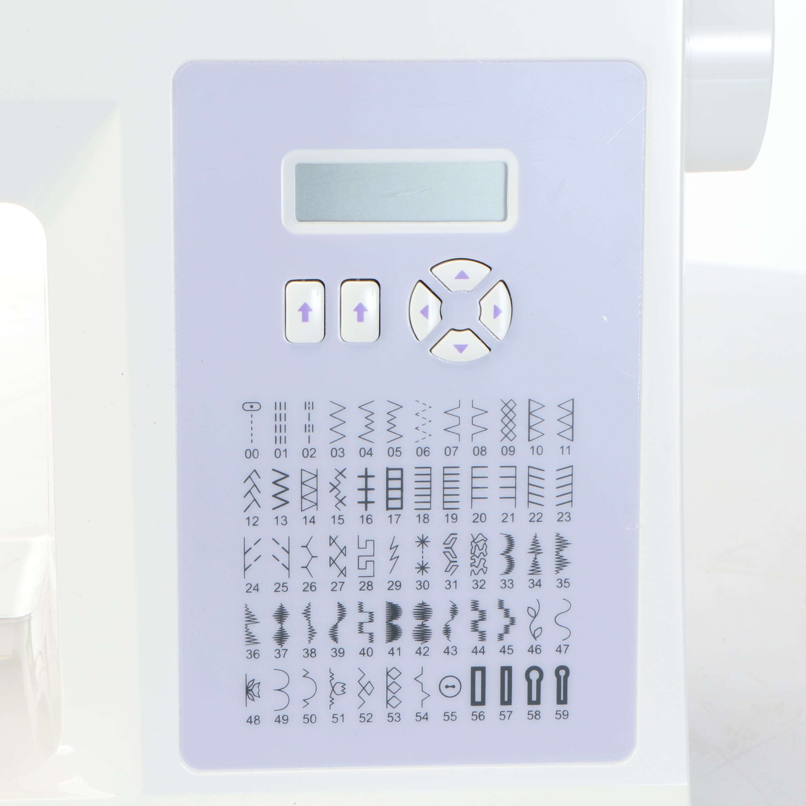 Singer Model 6160 Digital Electric Sewing Machine, Travel Case and Accessories