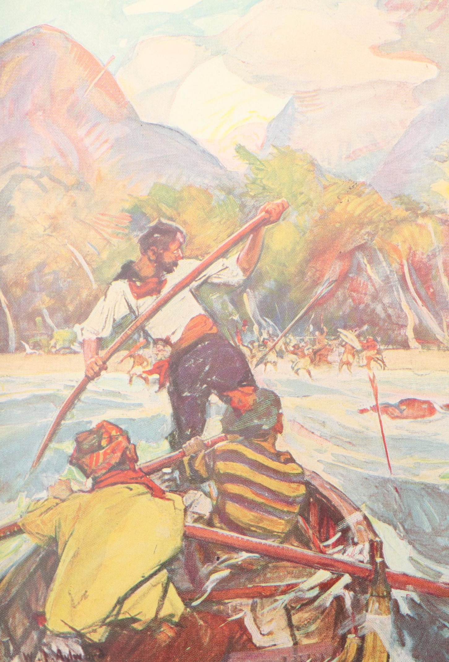 W. J. Aylward Illustrated "Twenty Thousand Leagues Under the Sea" by Jules Verne