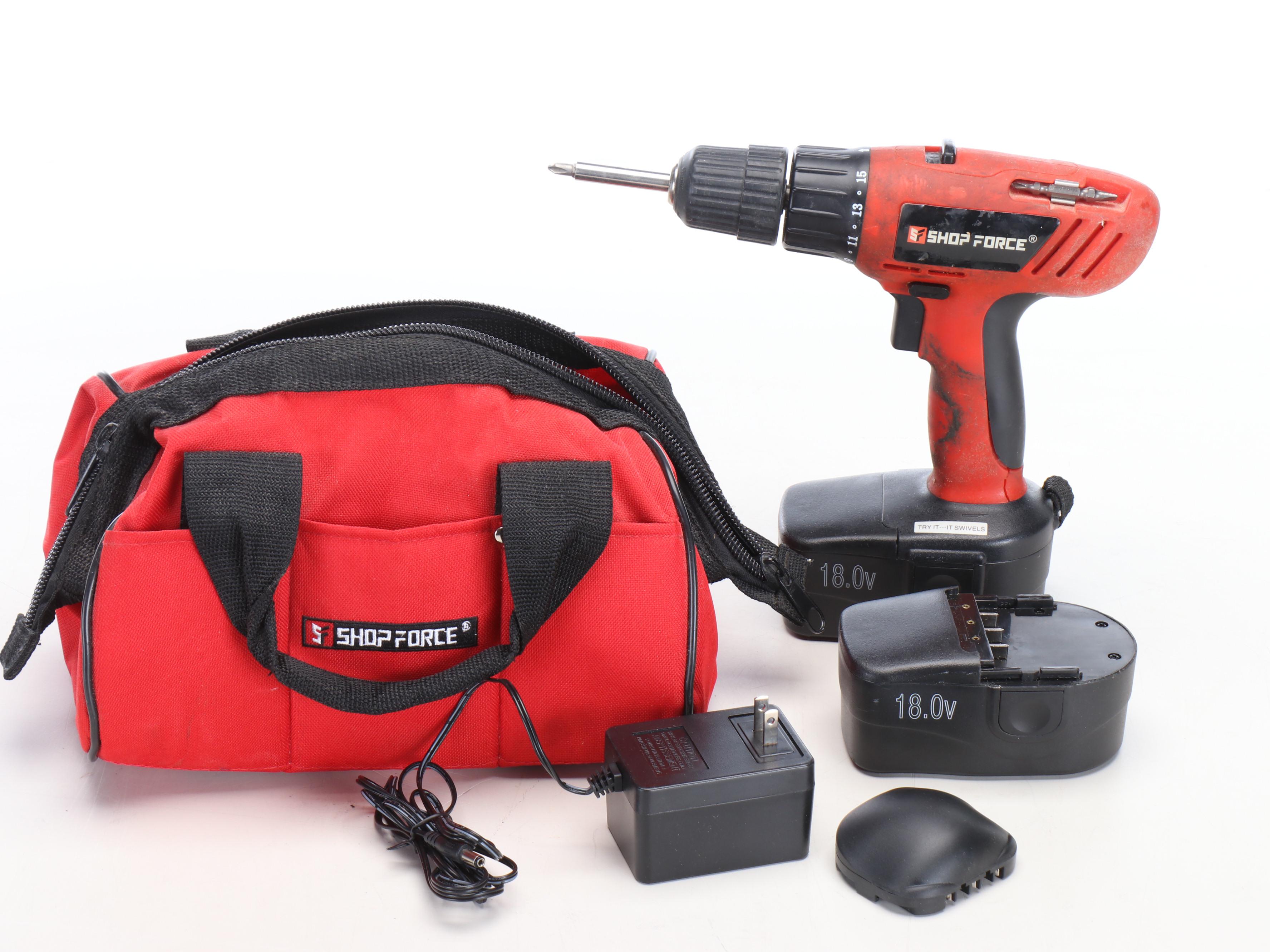 Black & Decker Drill, Sears Glue Gun with Ladder, Cordless Power Wrench and More