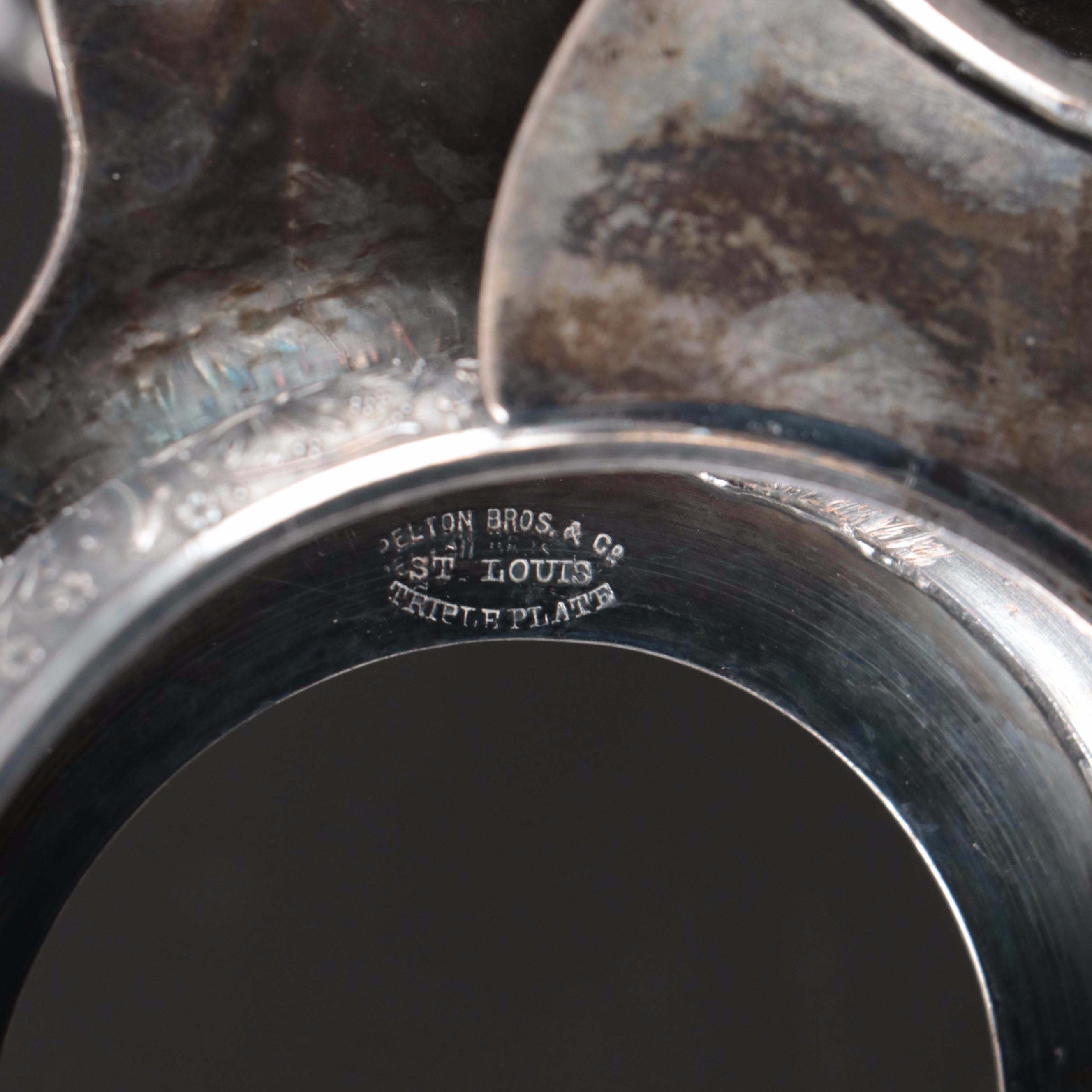 Victorian Silver Plate and Glass Pickle Castors with Condiment Set and Caddies