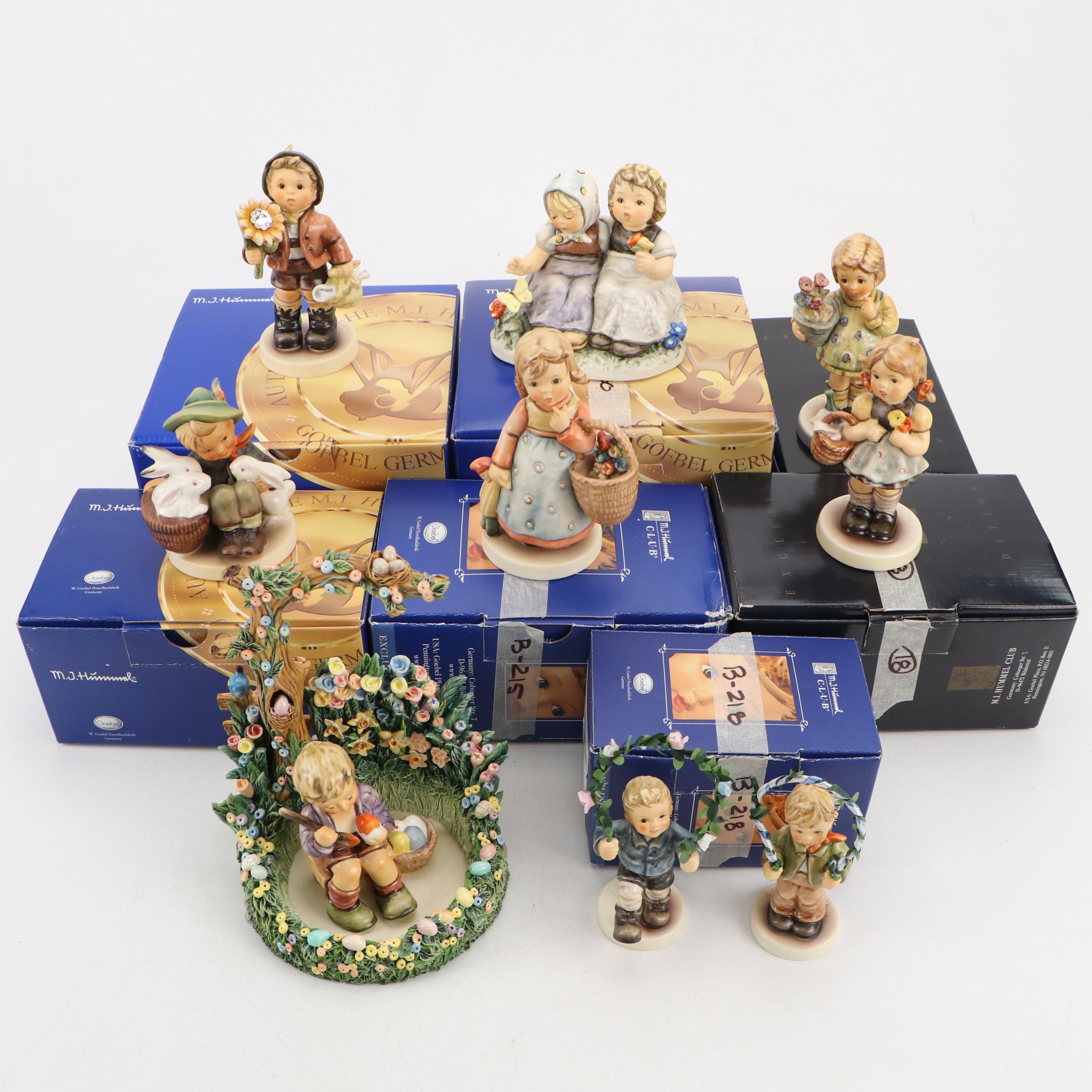 Goebel "Easter Morning," "Pleasant Moment" and More Porcelain Hummel Figurines