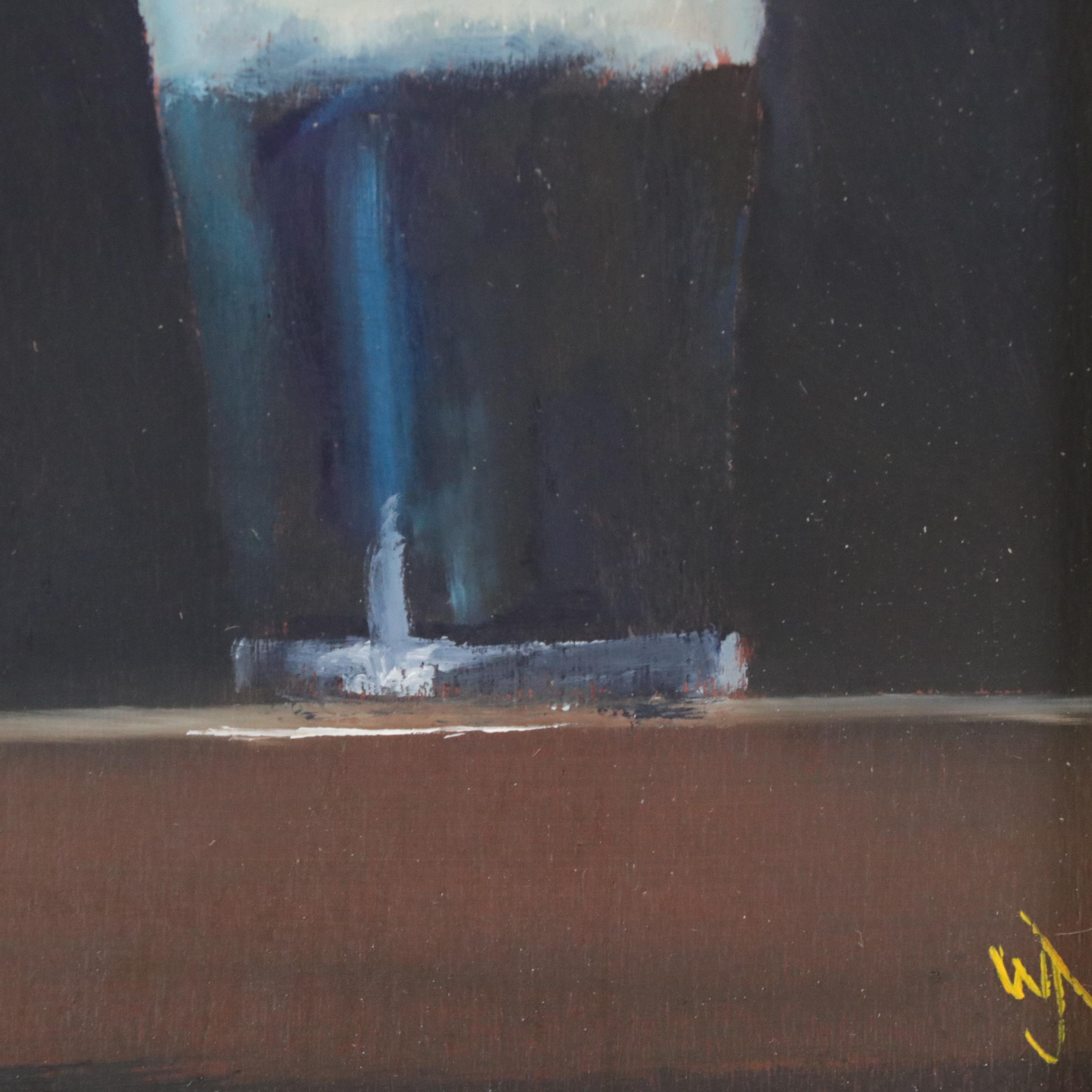 William Jamison Still Life Oil Painting of Glass of Guinness, Circa 2025