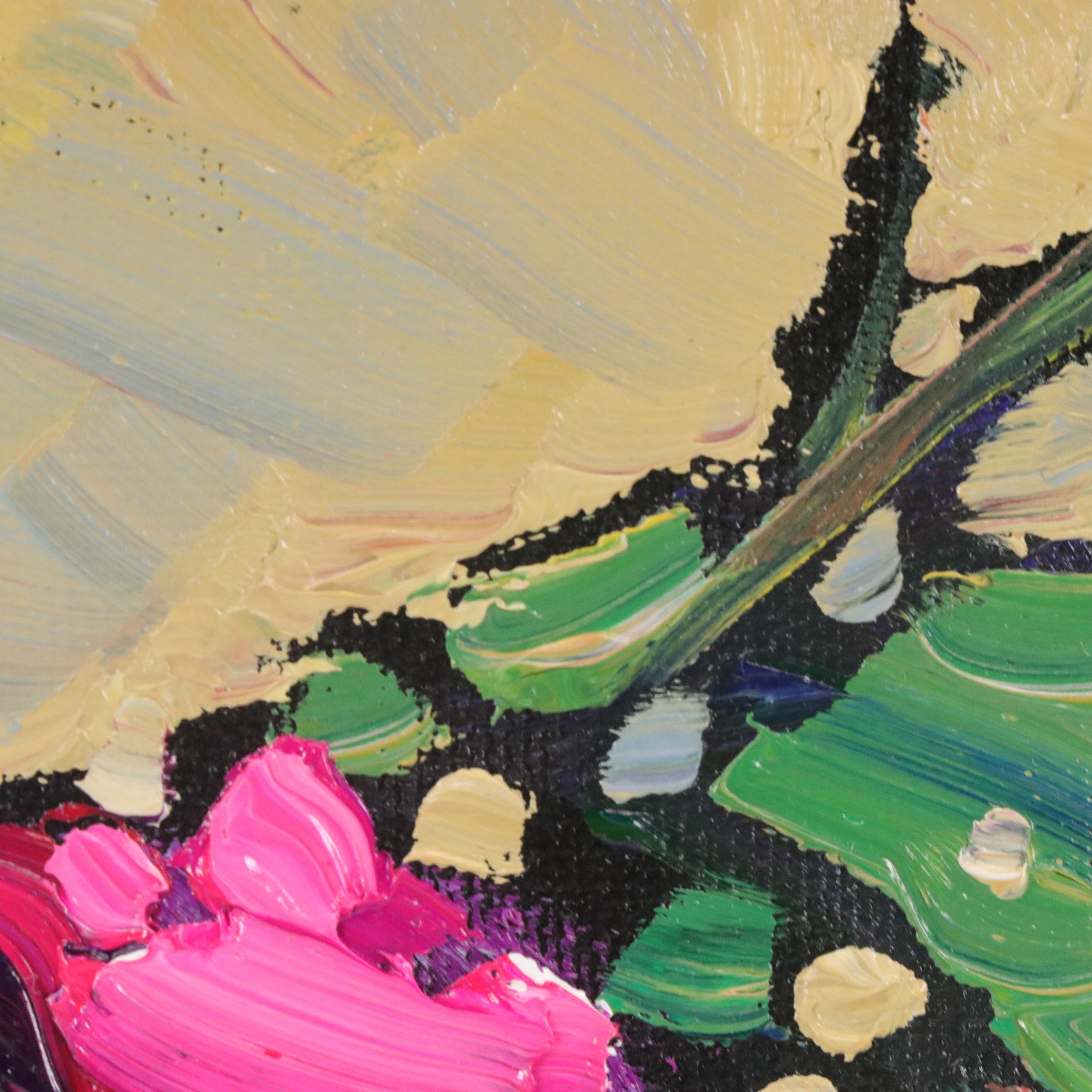 William Hawkins Floral Still Life Oil Painting, Circa 2025