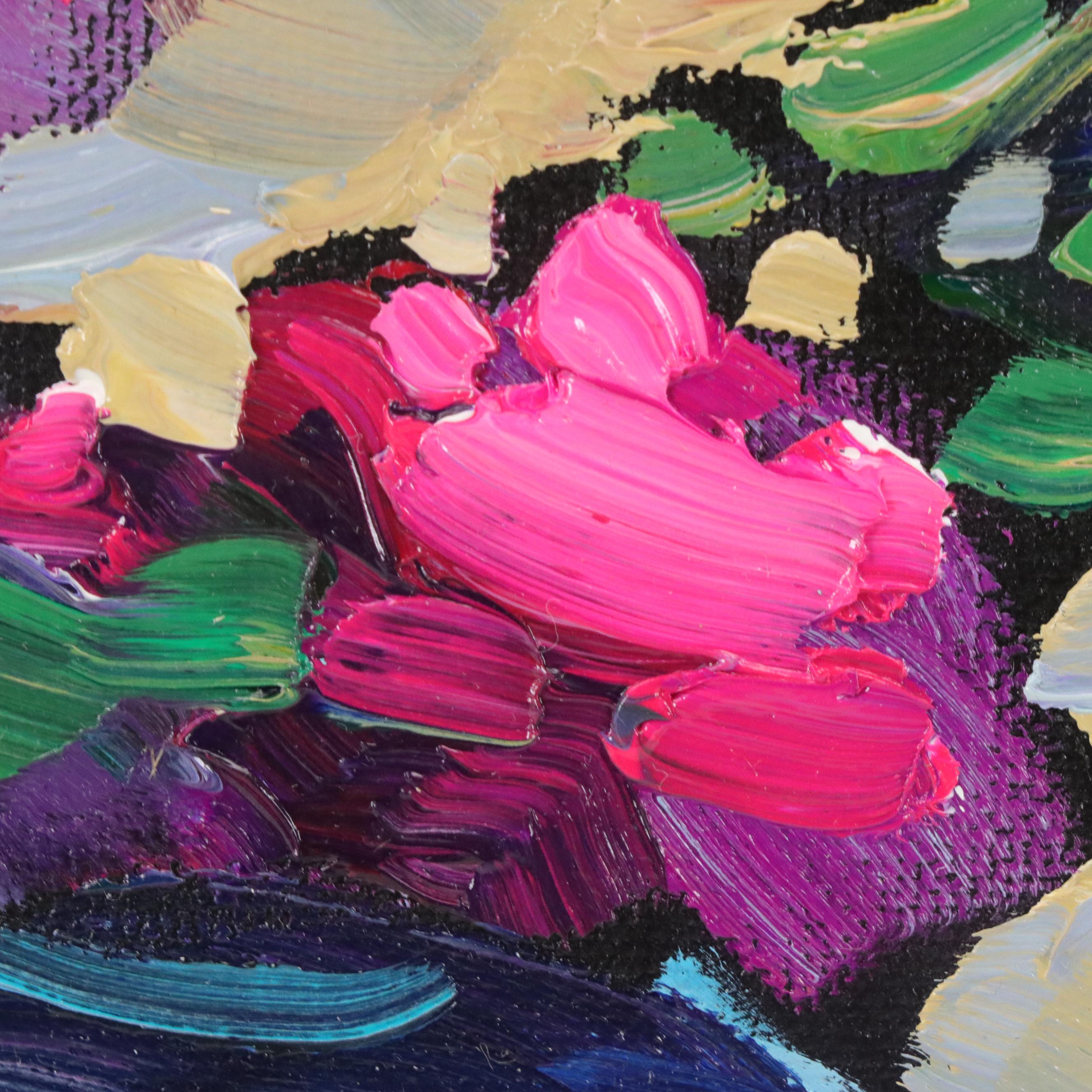 William Hawkins Floral Still Life Oil Painting, Circa 2025