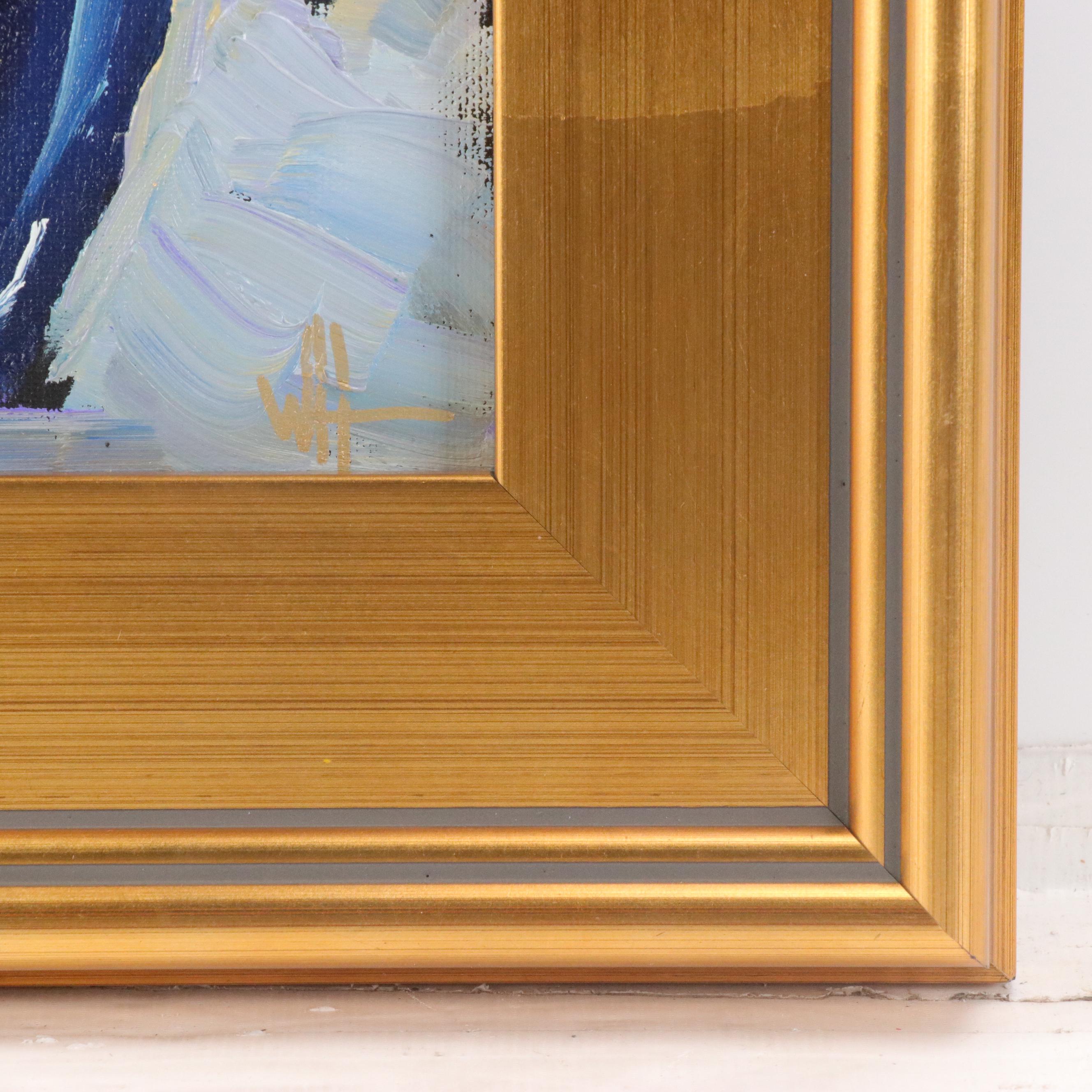 William Hawkins Floral Still Life Oil Painting, Circa 2025