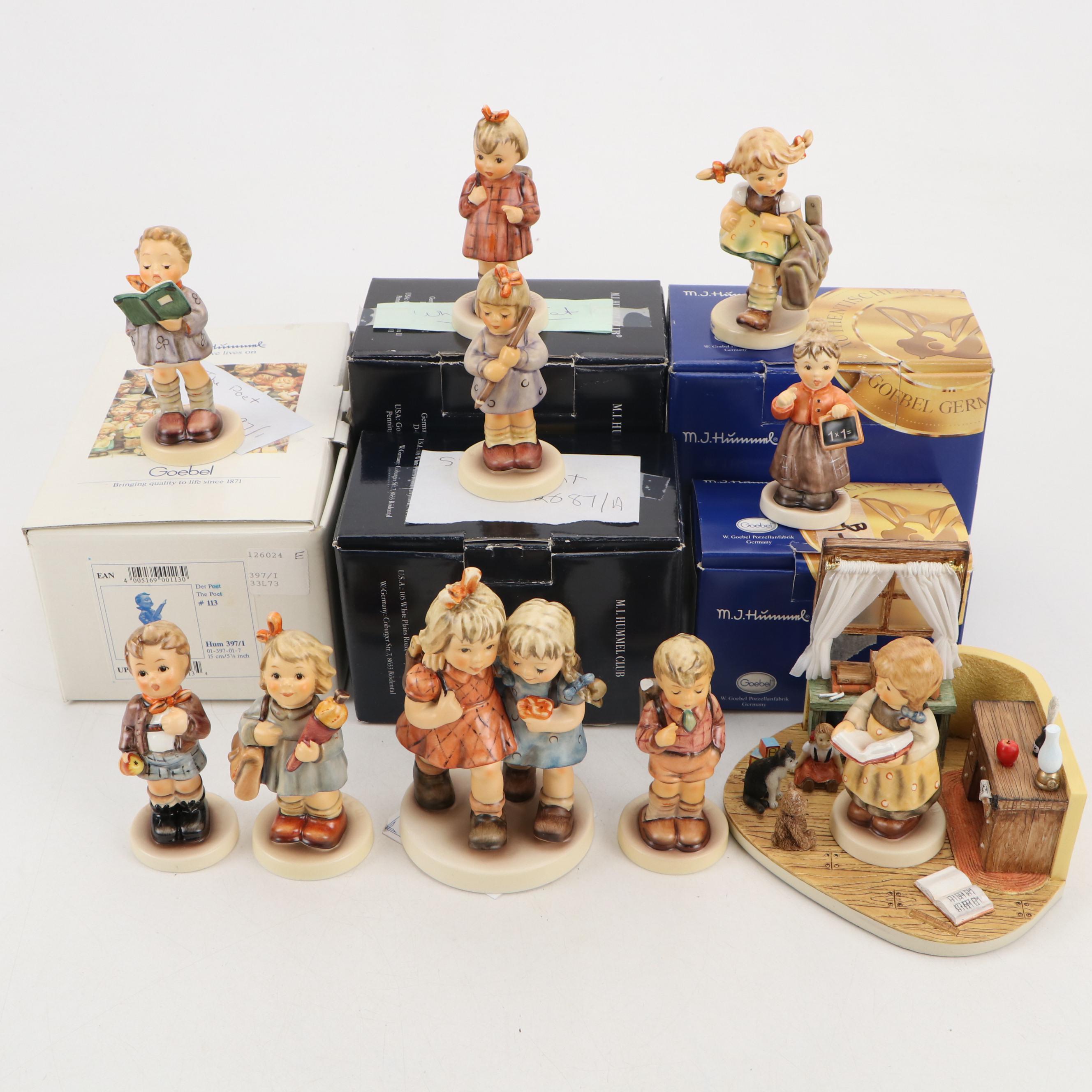 Goebel "Littlest Teacher," "Best Friends," and More Porcelain Figurines
