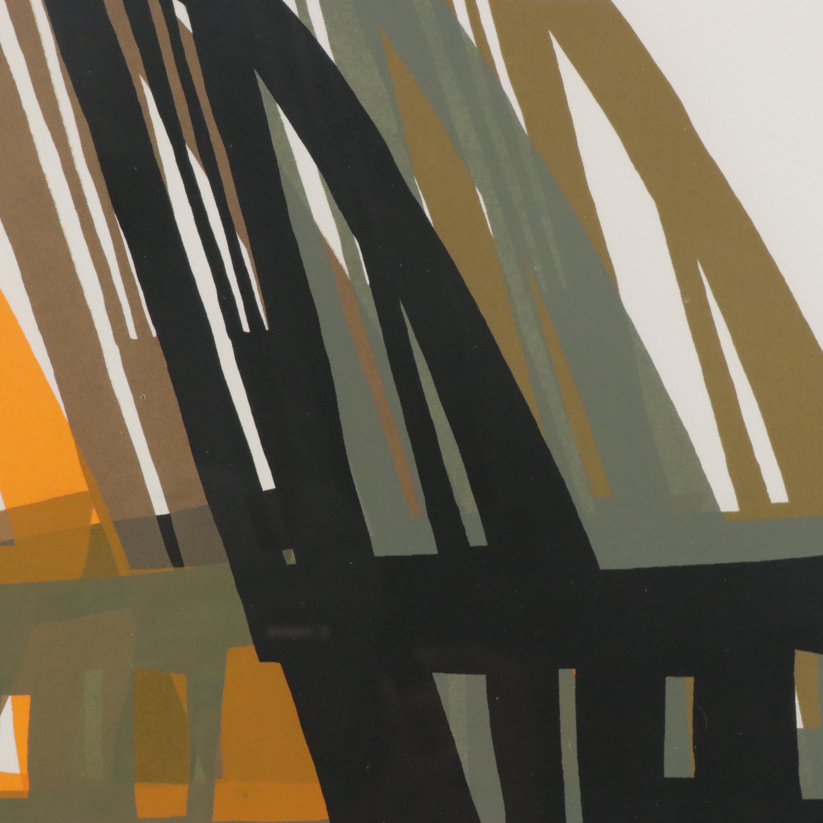 Arnold Mesches Serigraph "The Chair is Black II," 1951