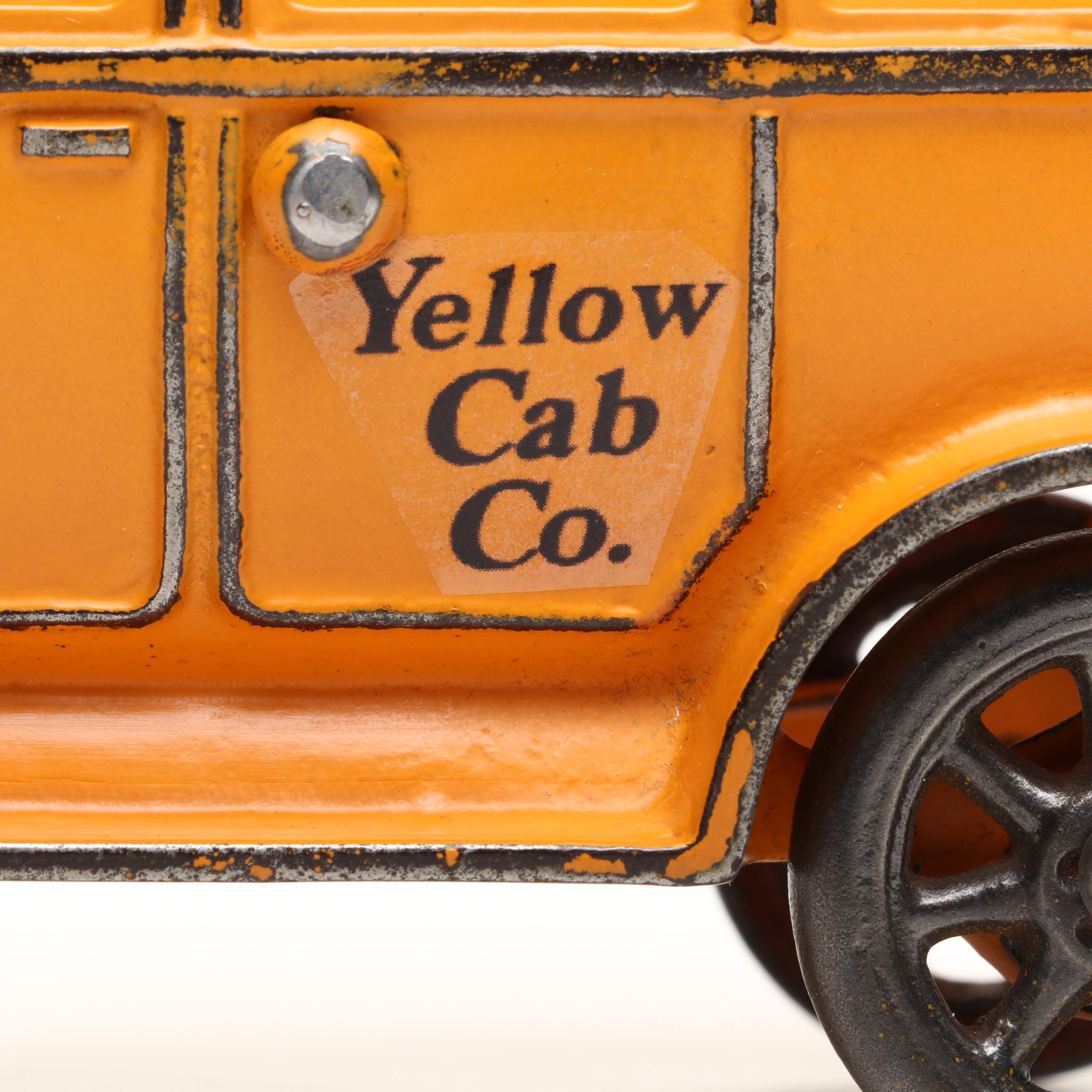 Arcade Mfg. Co. Cast Iron "Yellow Cab Co." Ford Model T Toy Car, 1924