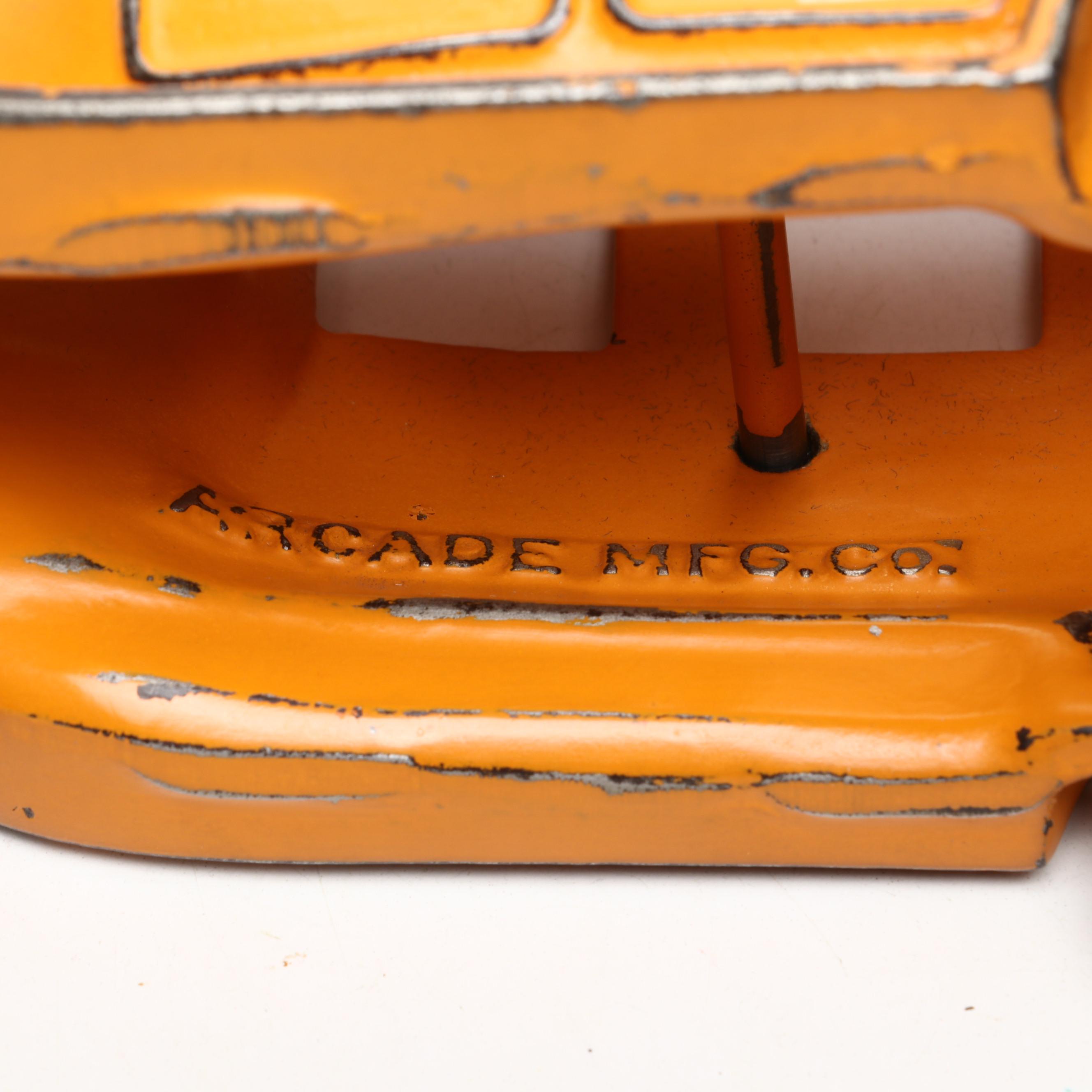 Arcade Mfg. Co. Cast Iron "Yellow Cab Co." Ford Model T Toy Car, 1924