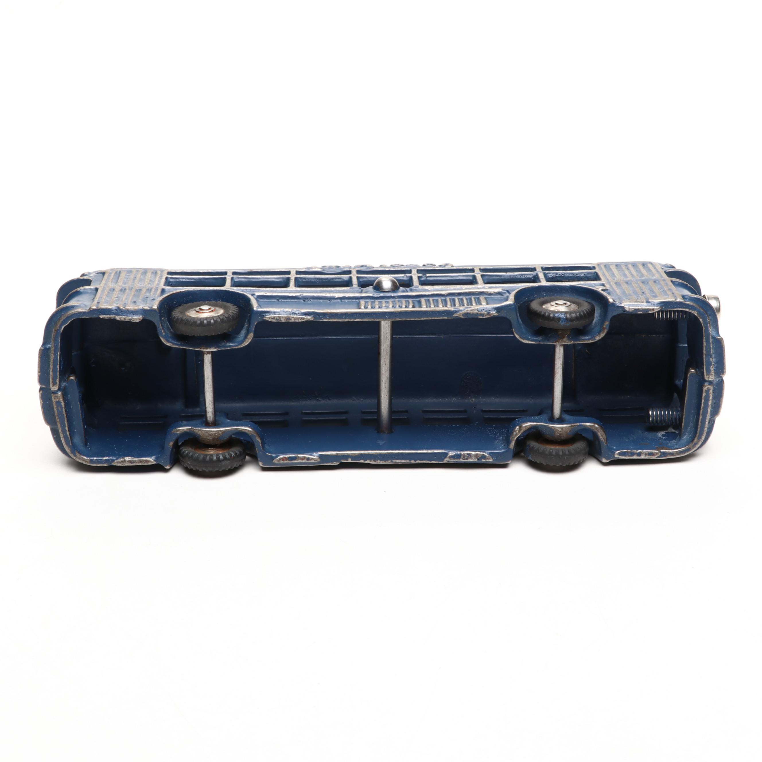 Arcade Greyhound Bus with Twin Coach Bus Models, Mid-20th Century