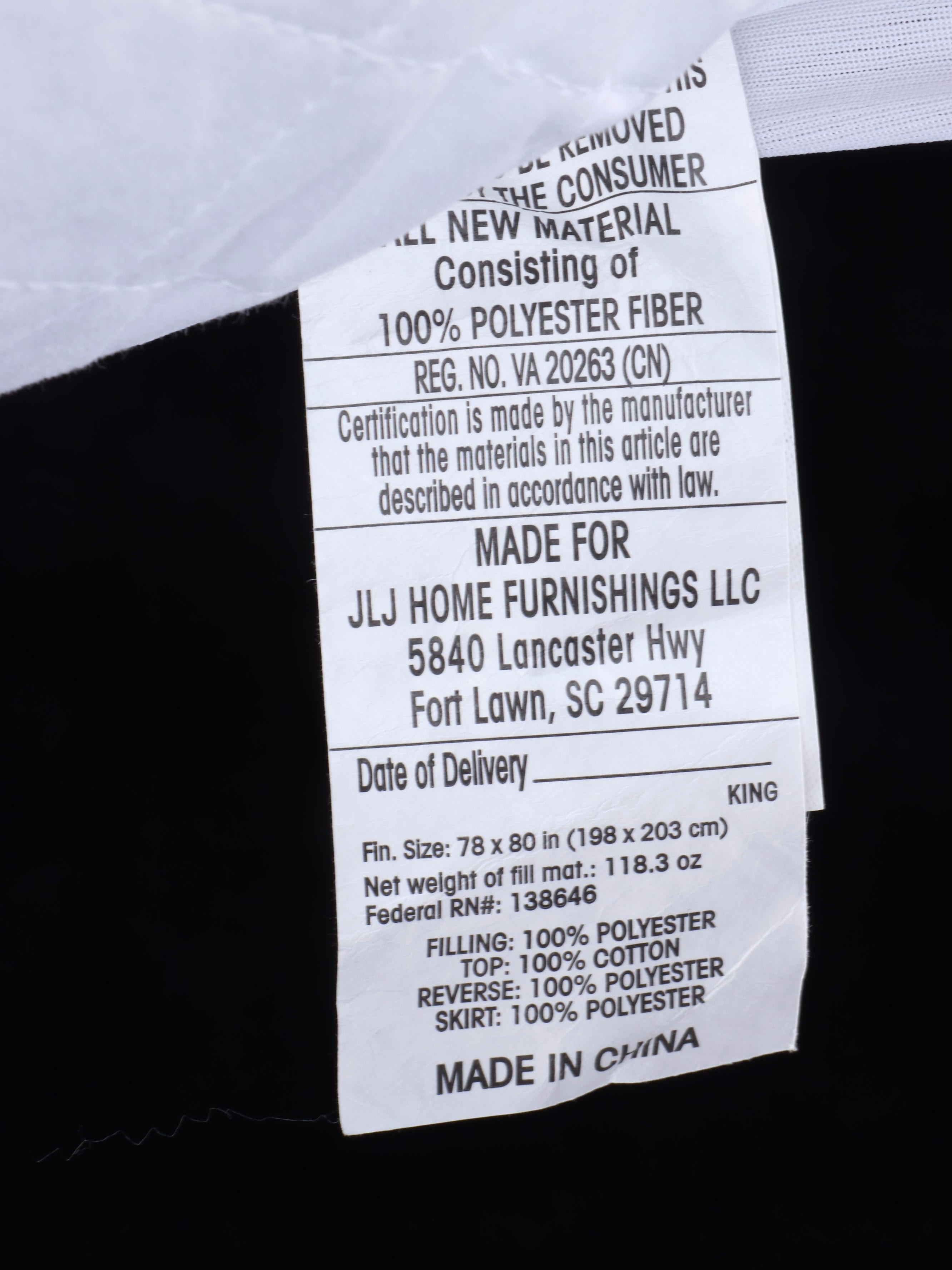 Pair of Queen Size Quilted Featherbed Mattress Toppers