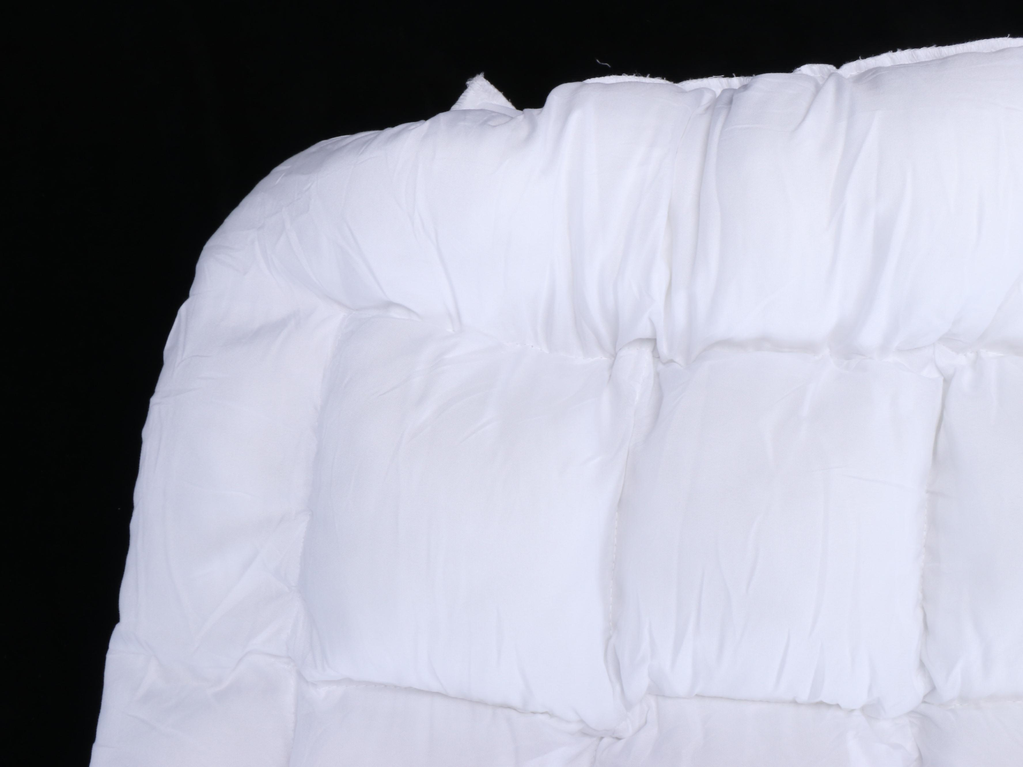 Pair of Queen Size Quilted Featherbed Mattress Toppers