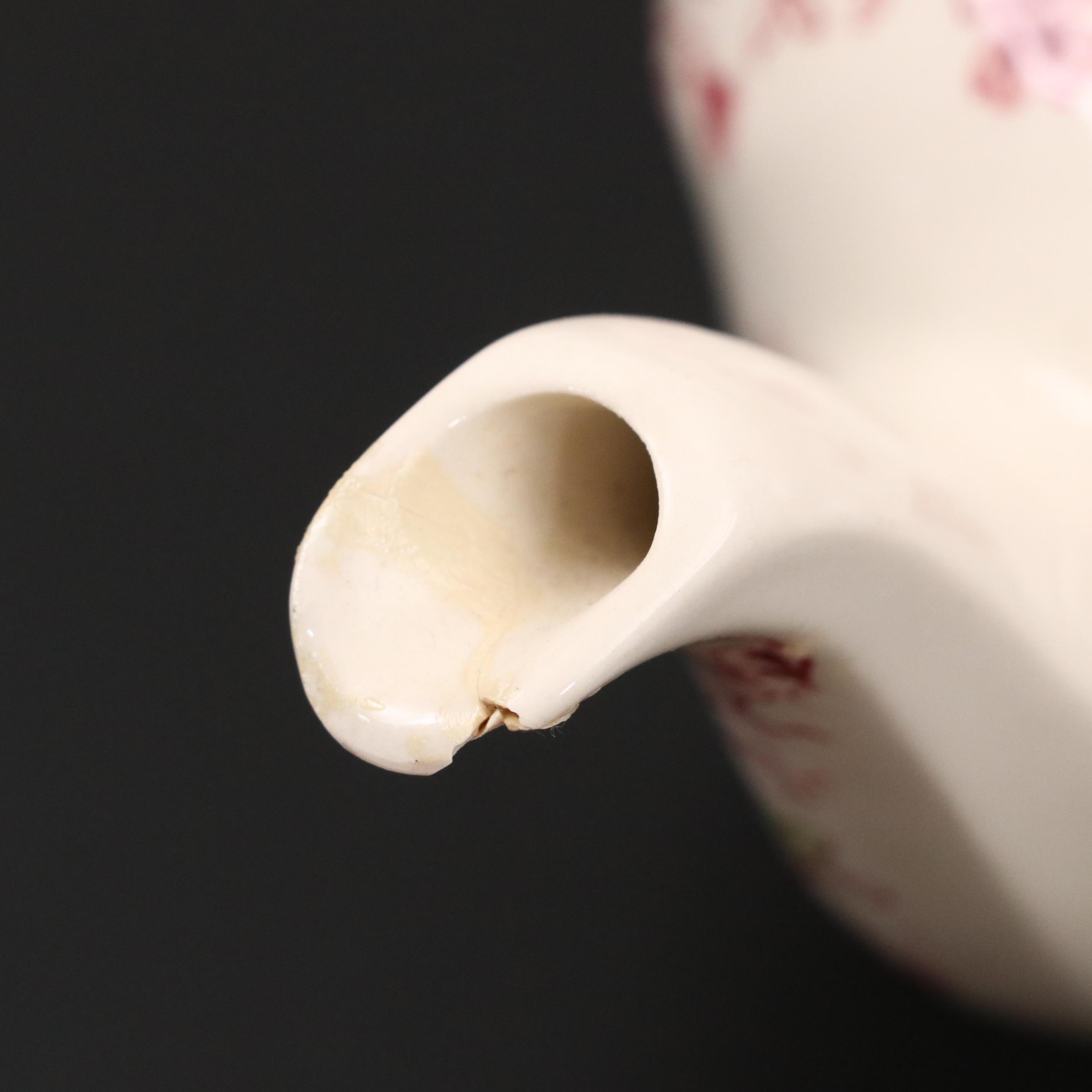 Johnson Bros Pink "Rose Chintz" Ironstone Dinnerware, Mid to Late 20th Century